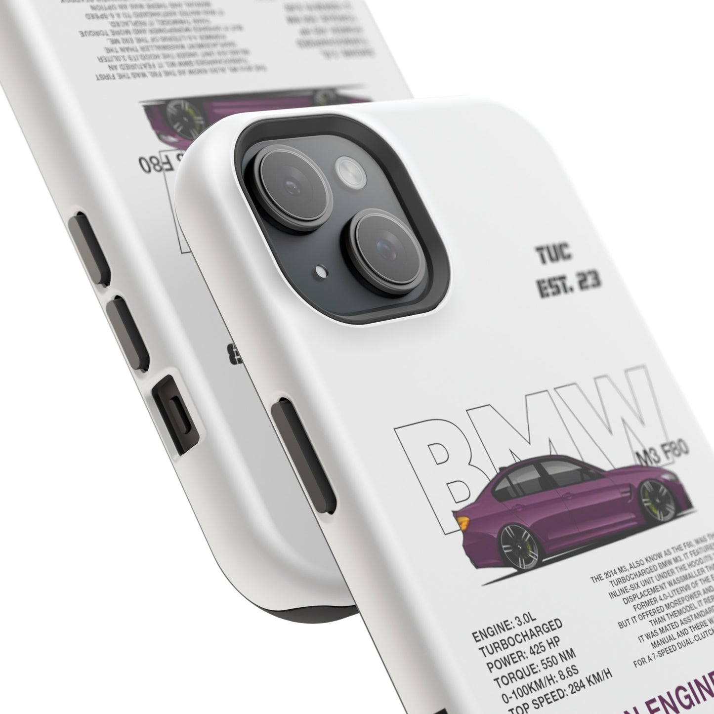 BMW M3 F80 PHONE CASE "GERMAN ENGENEERING"