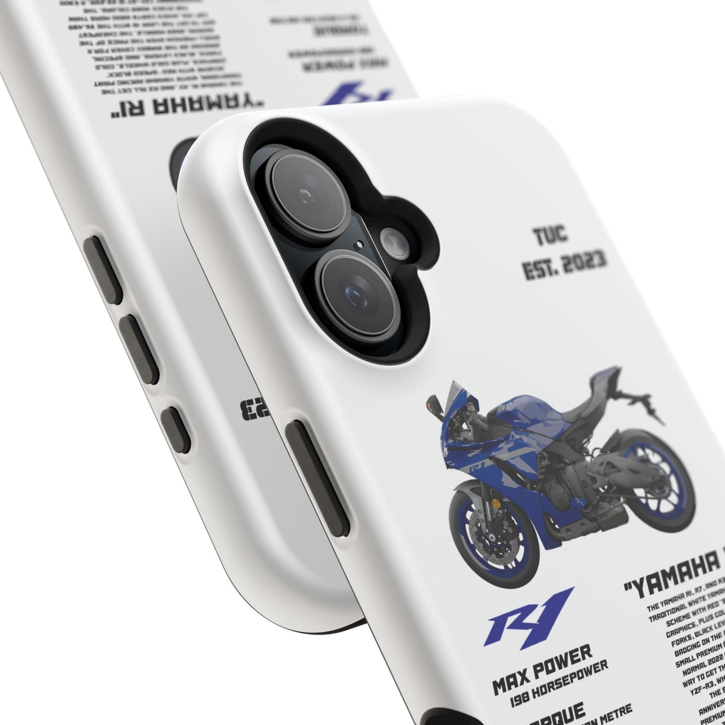 Copy of Copy of Copy of Ninja Kawasaki H2 PHONE CASE IN WHITE