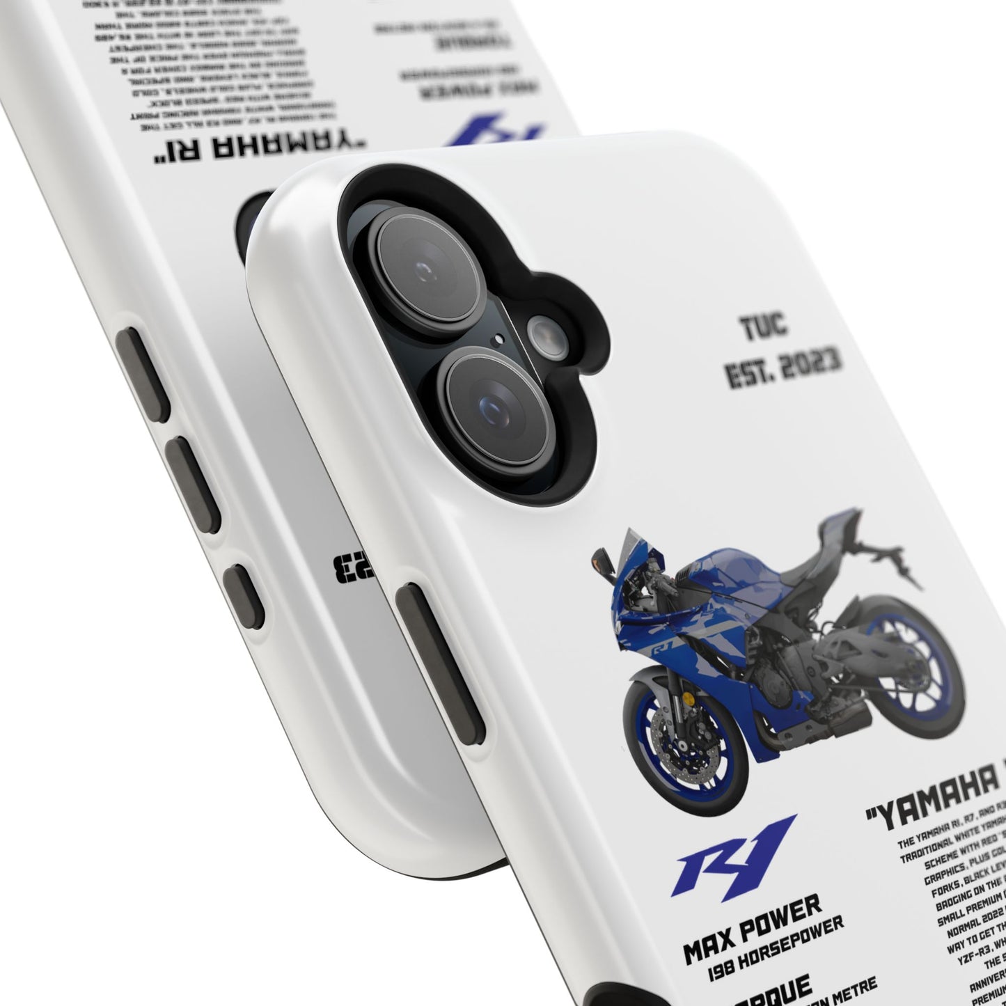 Copy of Copy of Copy of Ninja Kawasaki H2 PHONE CASE IN WHITE