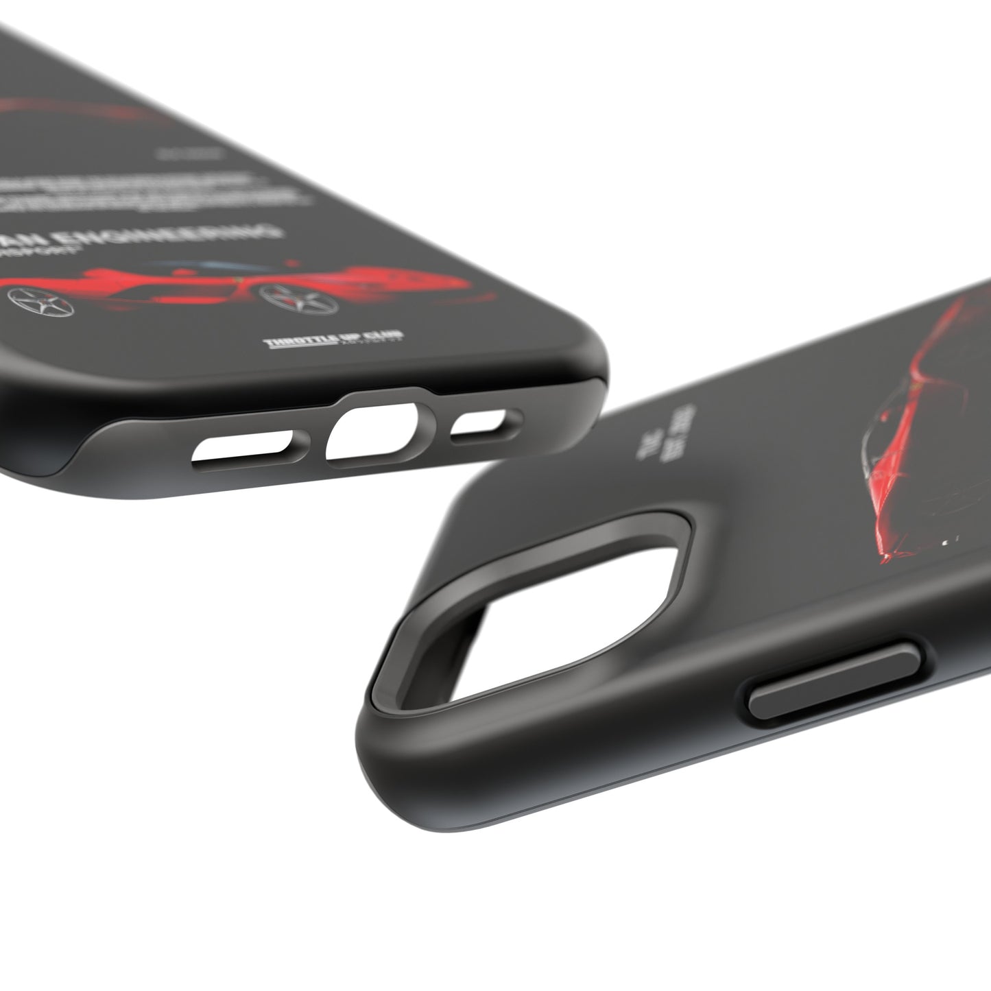 FERRARI LaFERRARI "ITALIAN ENGINEERING" BLK VISION PHONE CASE