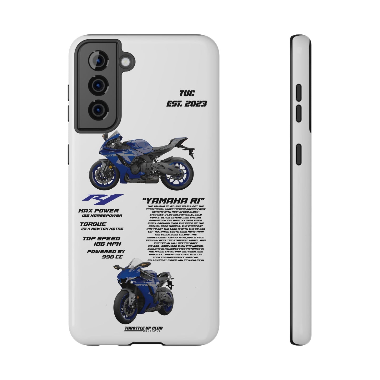 Copy of Copy of Copy of Ninja Kawasaki H2 PHONE CASE IN WHITE