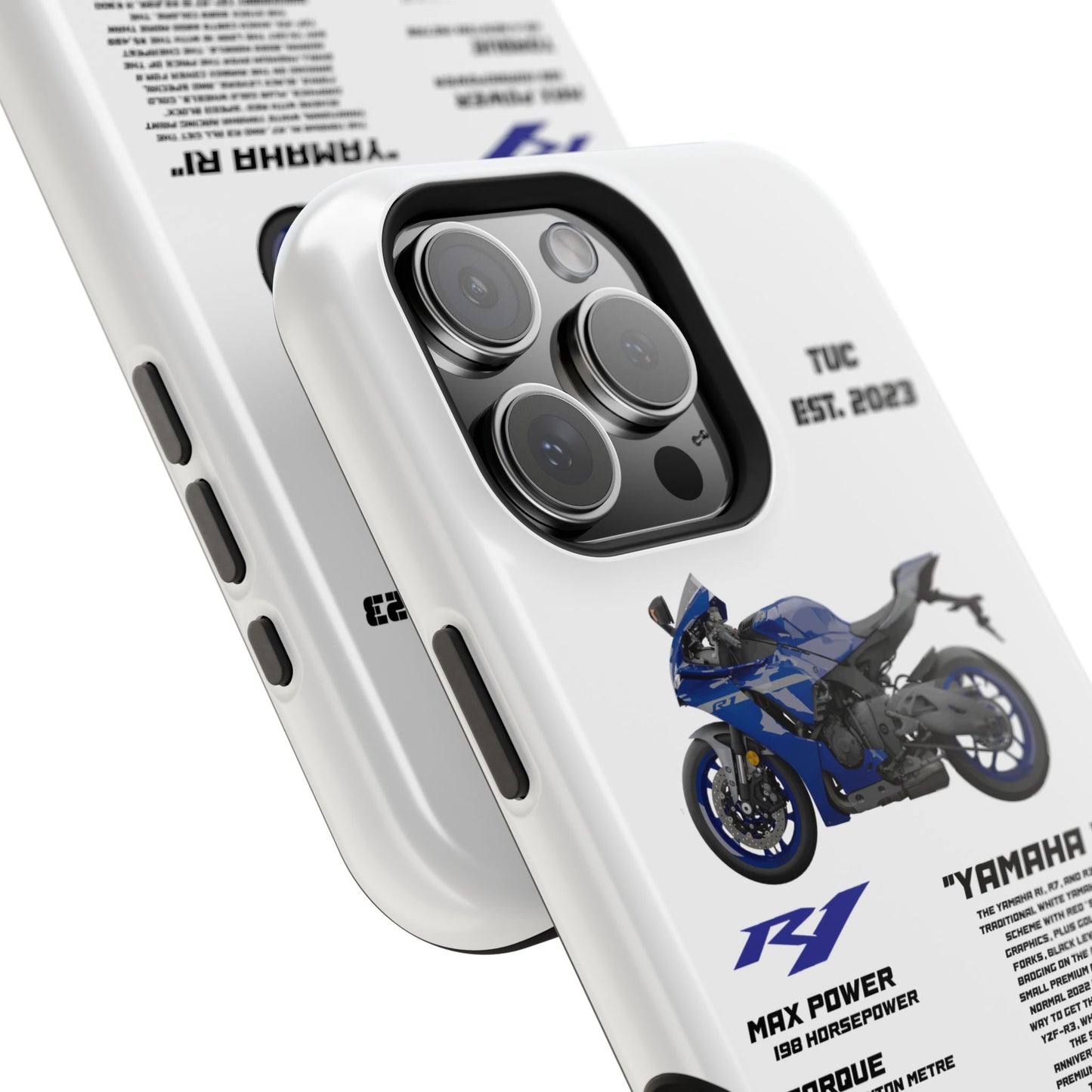 Copy of Copy of Copy of Ninja Kawasaki H2 PHONE CASE IN WHITE