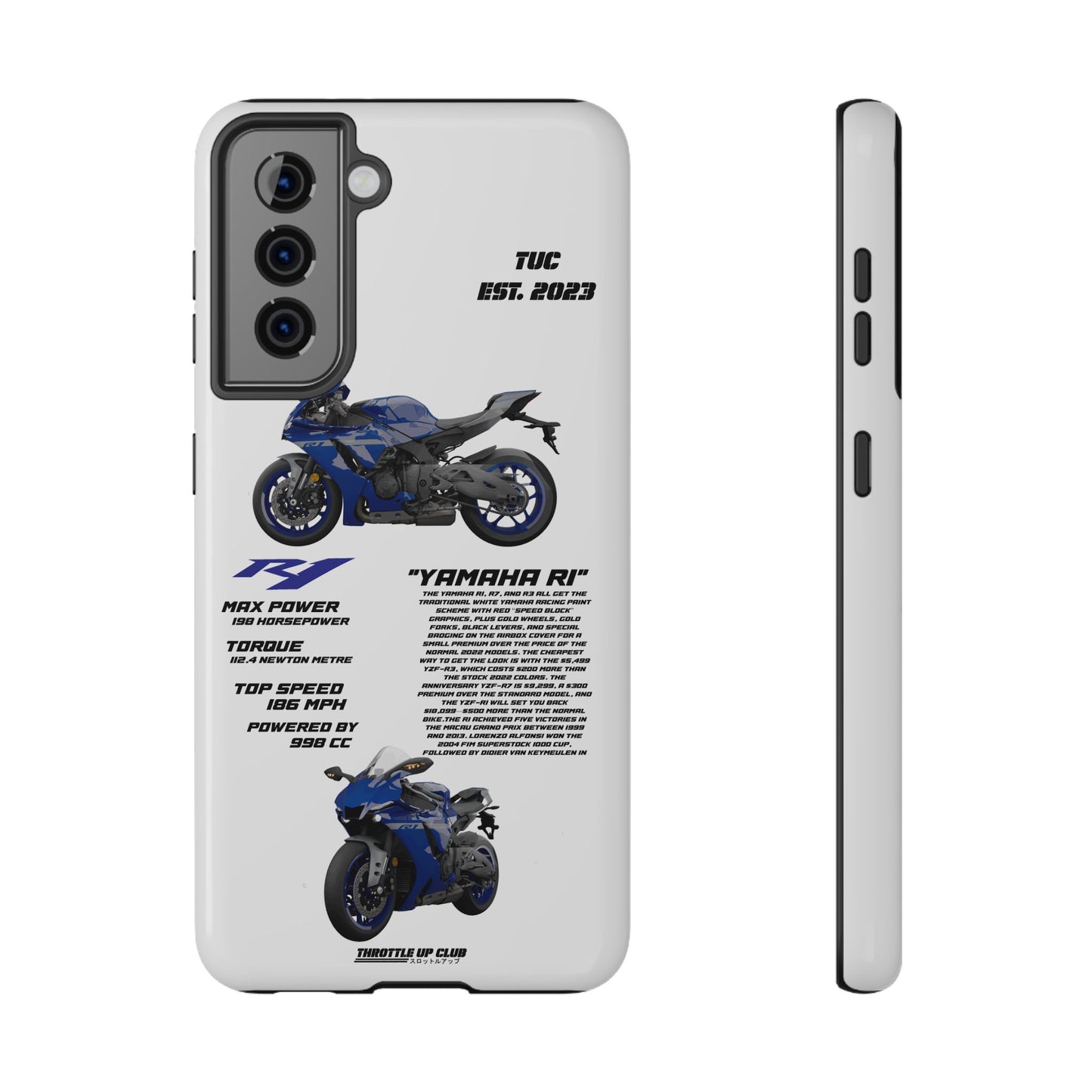 Copy of Copy of Copy of Ninja Kawasaki H2 PHONE CASE IN WHITE