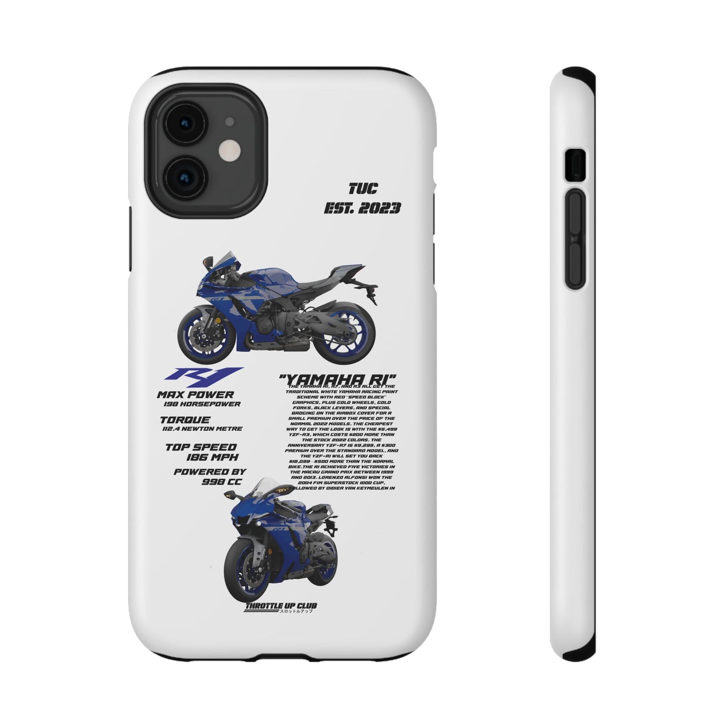 Copy of Copy of Copy of Ninja Kawasaki H2 PHONE CASE IN WHITE