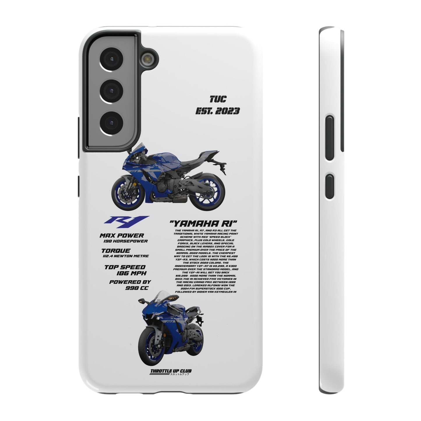 Copy of Copy of Copy of Ninja Kawasaki H2 PHONE CASE IN WHITE