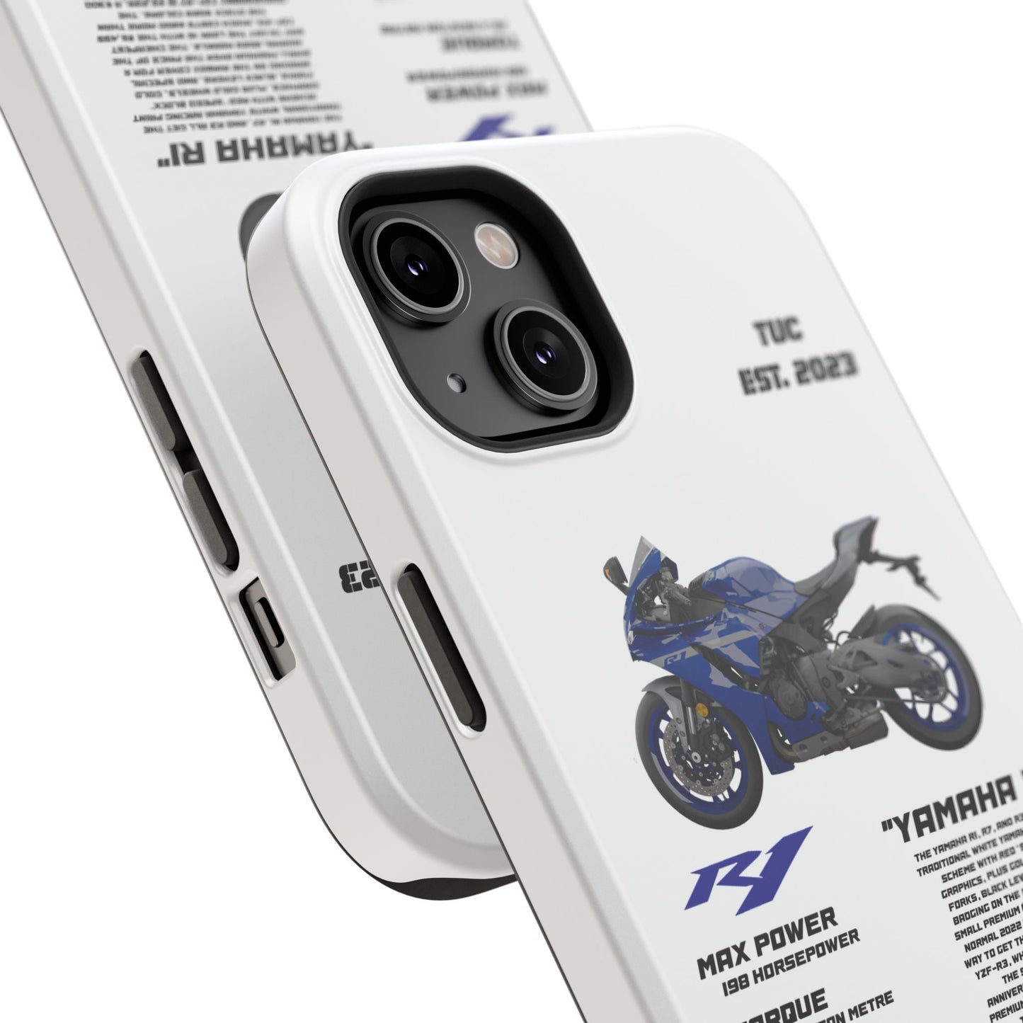 Copy of Copy of Copy of Ninja Kawasaki H2 PHONE CASE IN WHITE