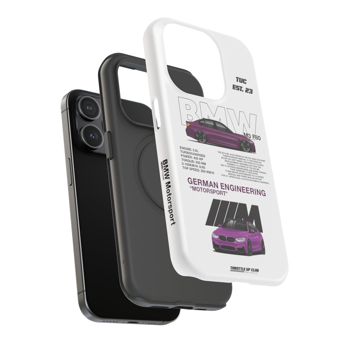 BMW M3 F80 PHONE CASE "GERMAN ENGENEERING"