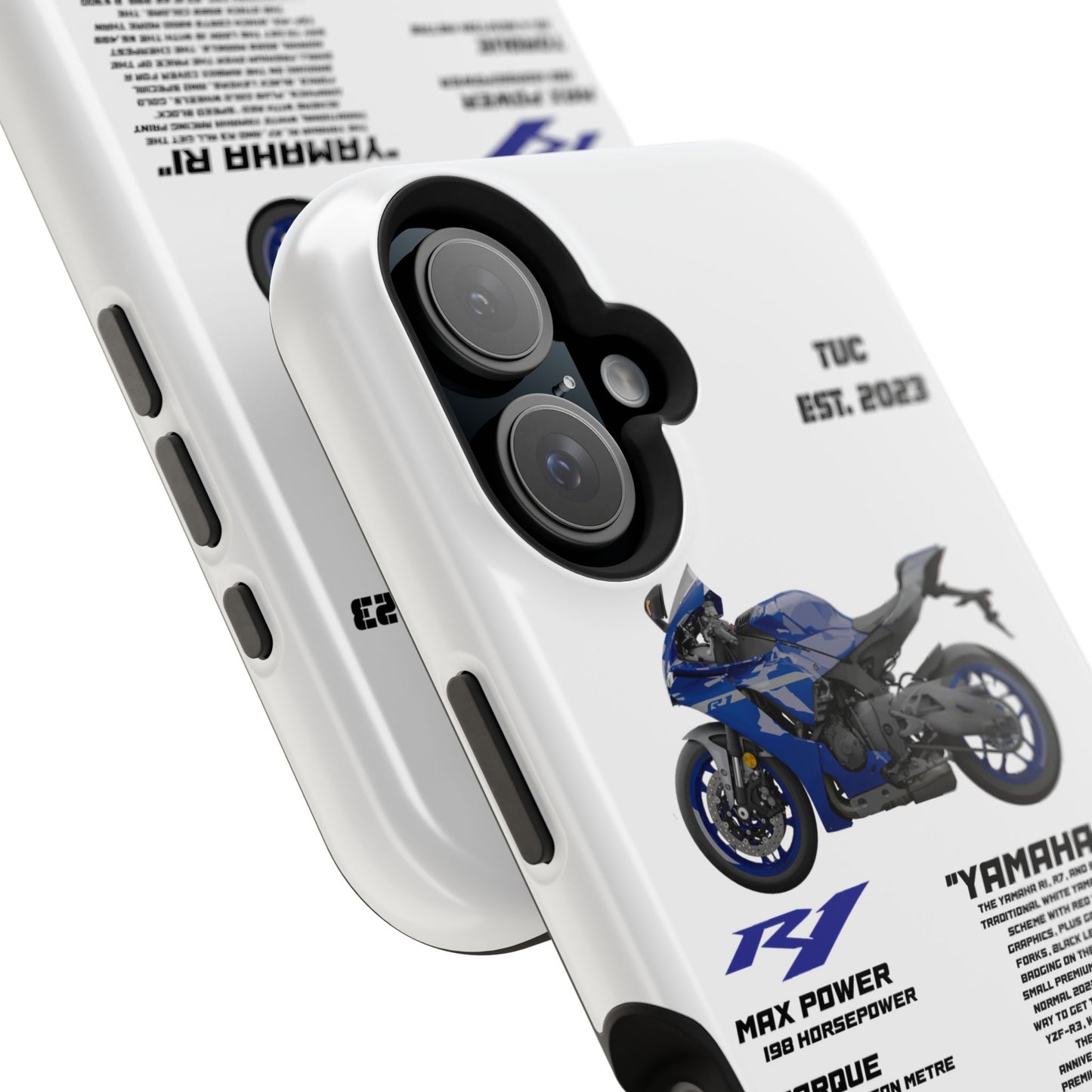 Copy of Copy of Copy of Ninja Kawasaki H2 PHONE CASE IN WHITE