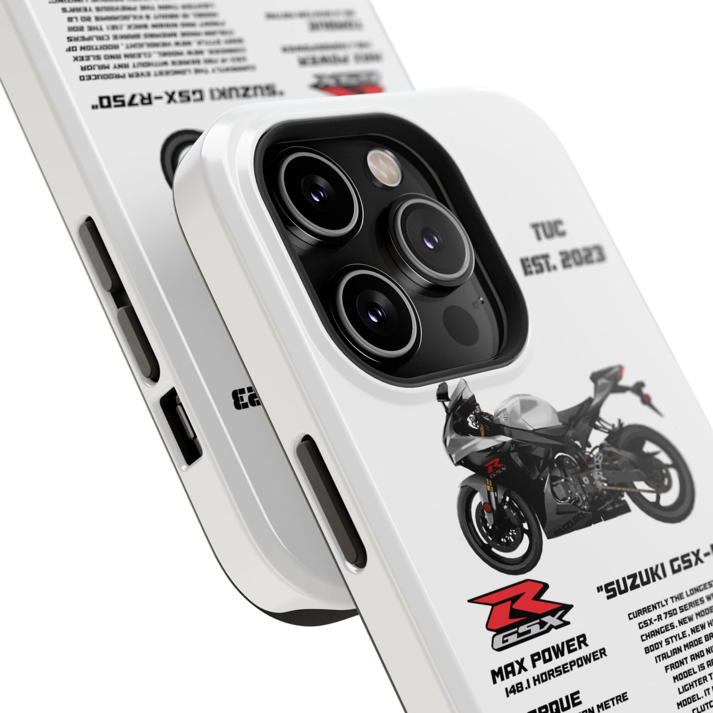 Copy of Copy of Ninja Kawasaki H2 PHONE CASE IN WHITE