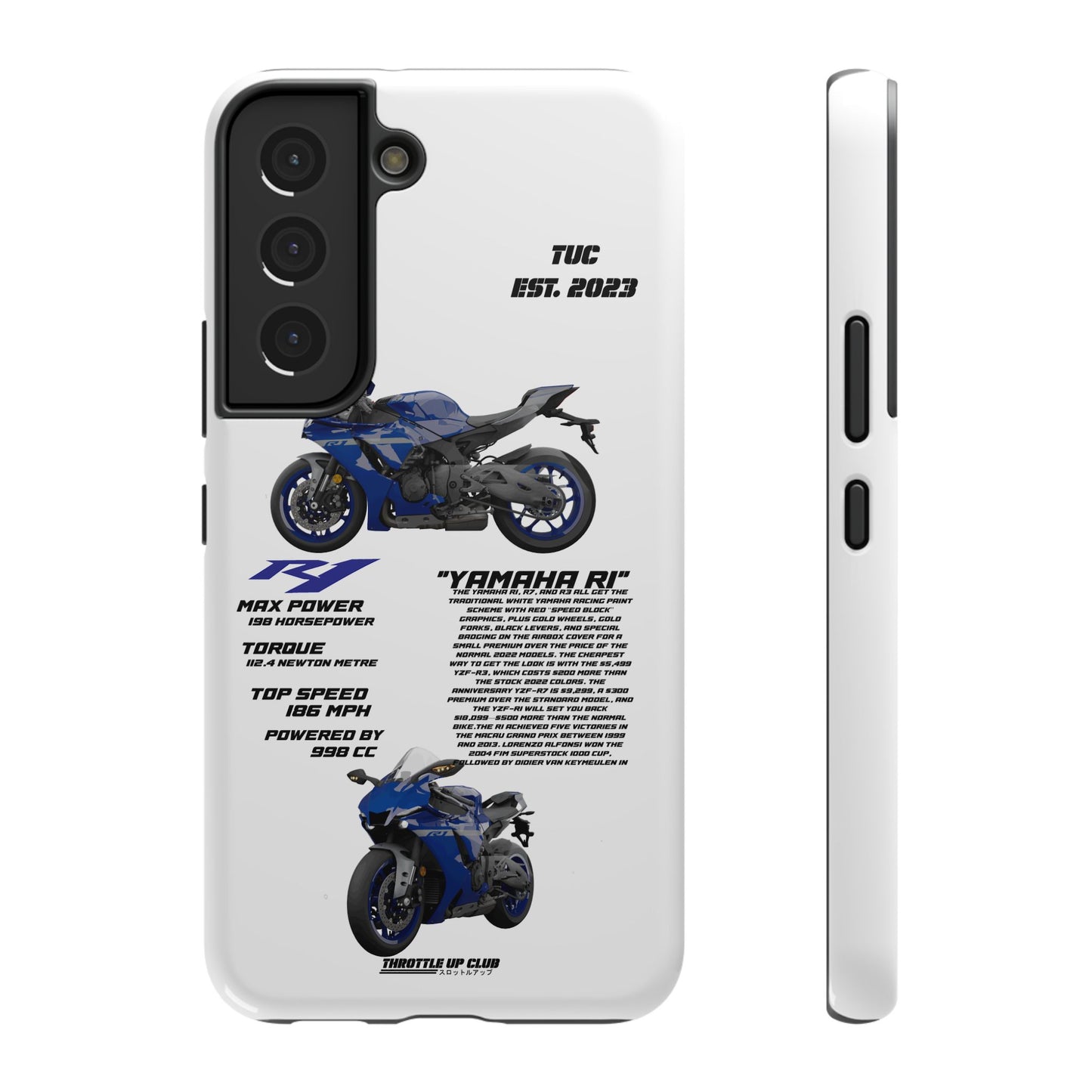 Copy of Copy of Copy of Ninja Kawasaki H2 PHONE CASE IN WHITE