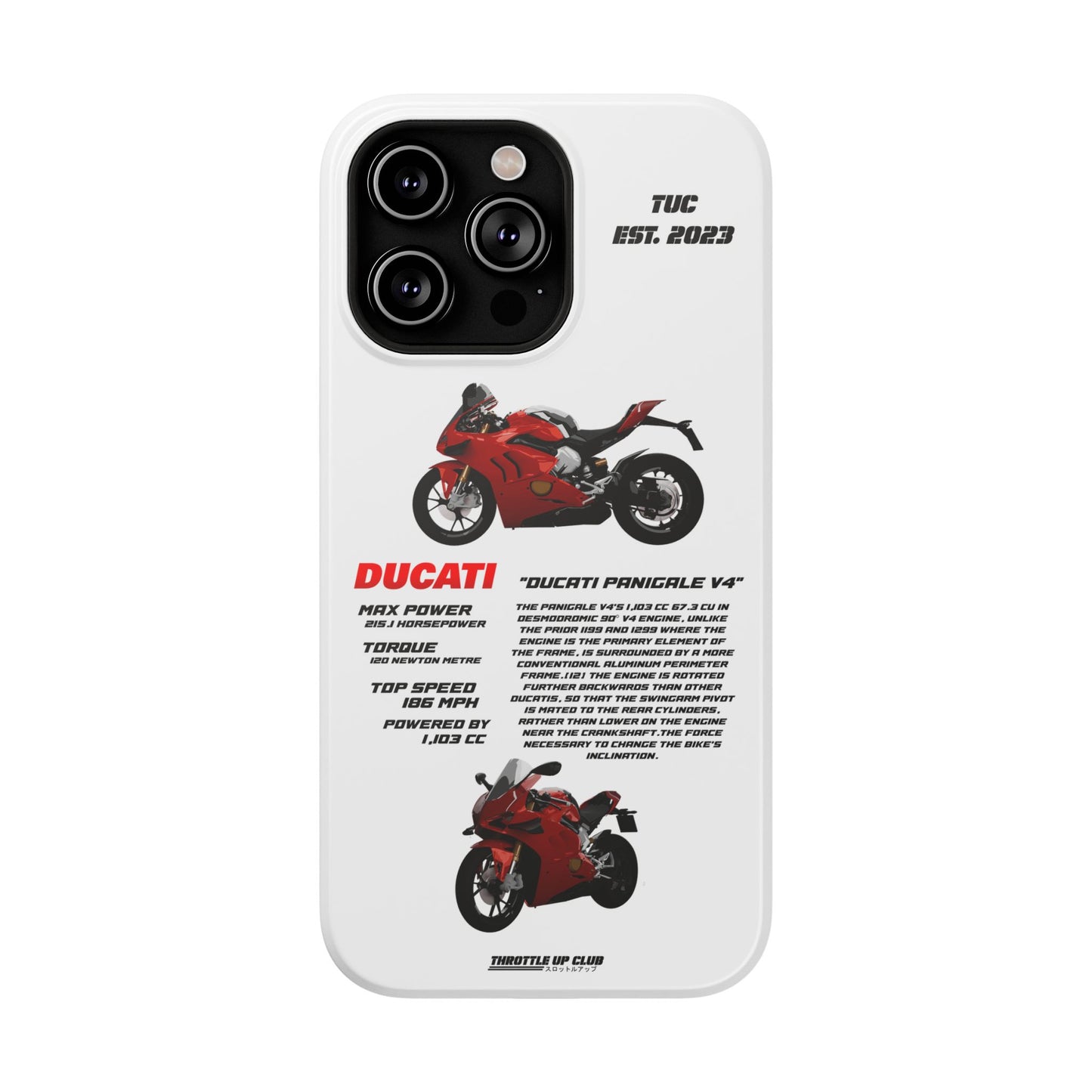 Copy of Ninja Kawasaki H2 PHONE CASE IN WHITE