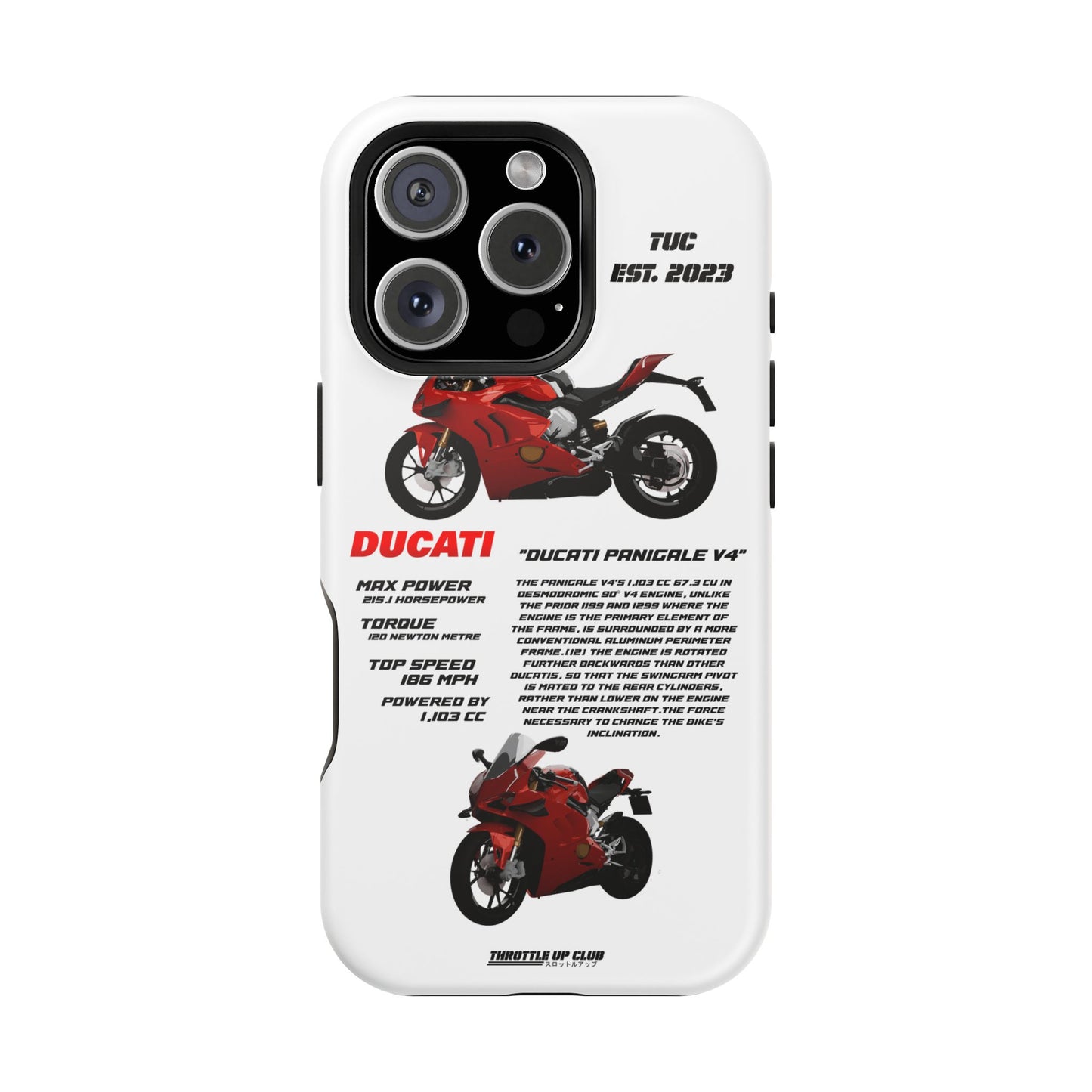 Copy of Ninja Kawasaki H2 PHONE CASE IN WHITE