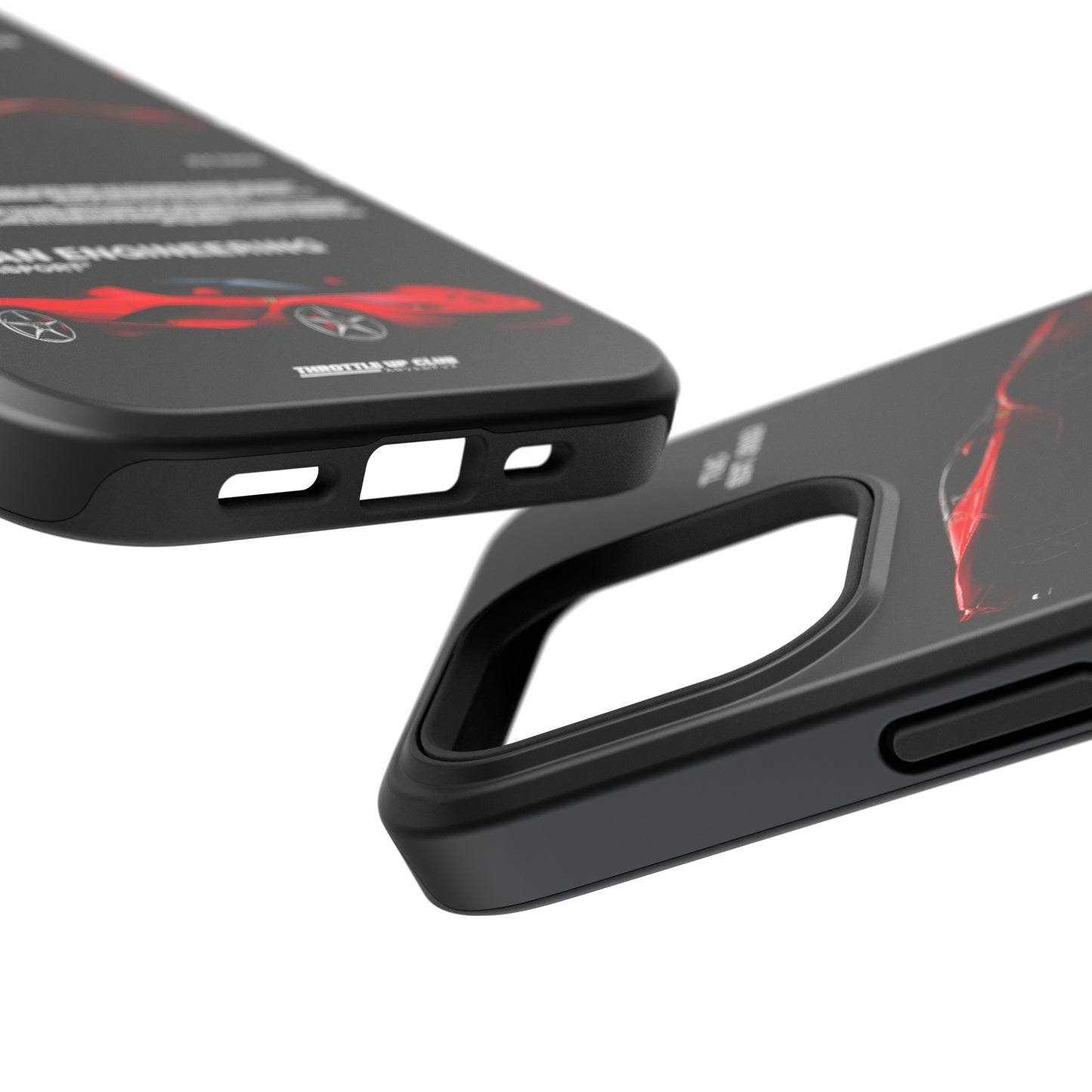 FERRARI LaFERRARI "ITALIAN ENGINEERING" BLK VISION PHONE CASE