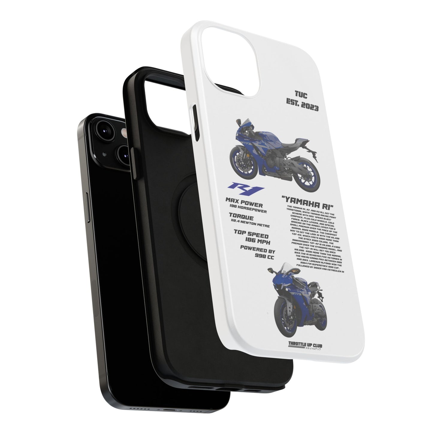 Copy of Copy of Copy of Ninja Kawasaki H2 PHONE CASE IN WHITE