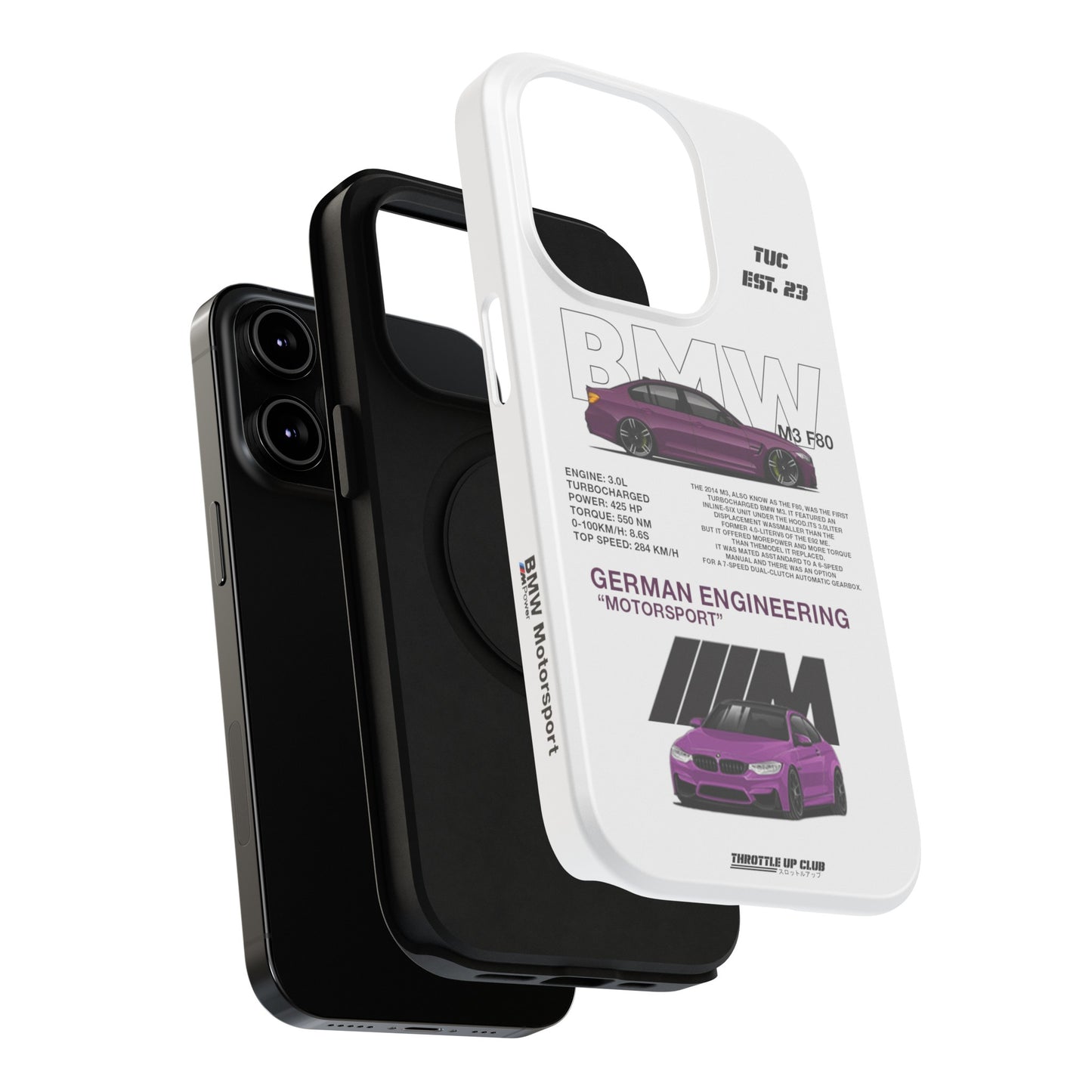 BMW M3 F80 PHONE CASE "GERMAN ENGENEERING"