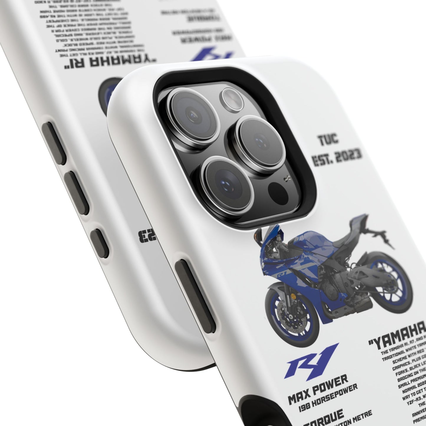 Copy of Copy of Copy of Ninja Kawasaki H2 PHONE CASE IN WHITE