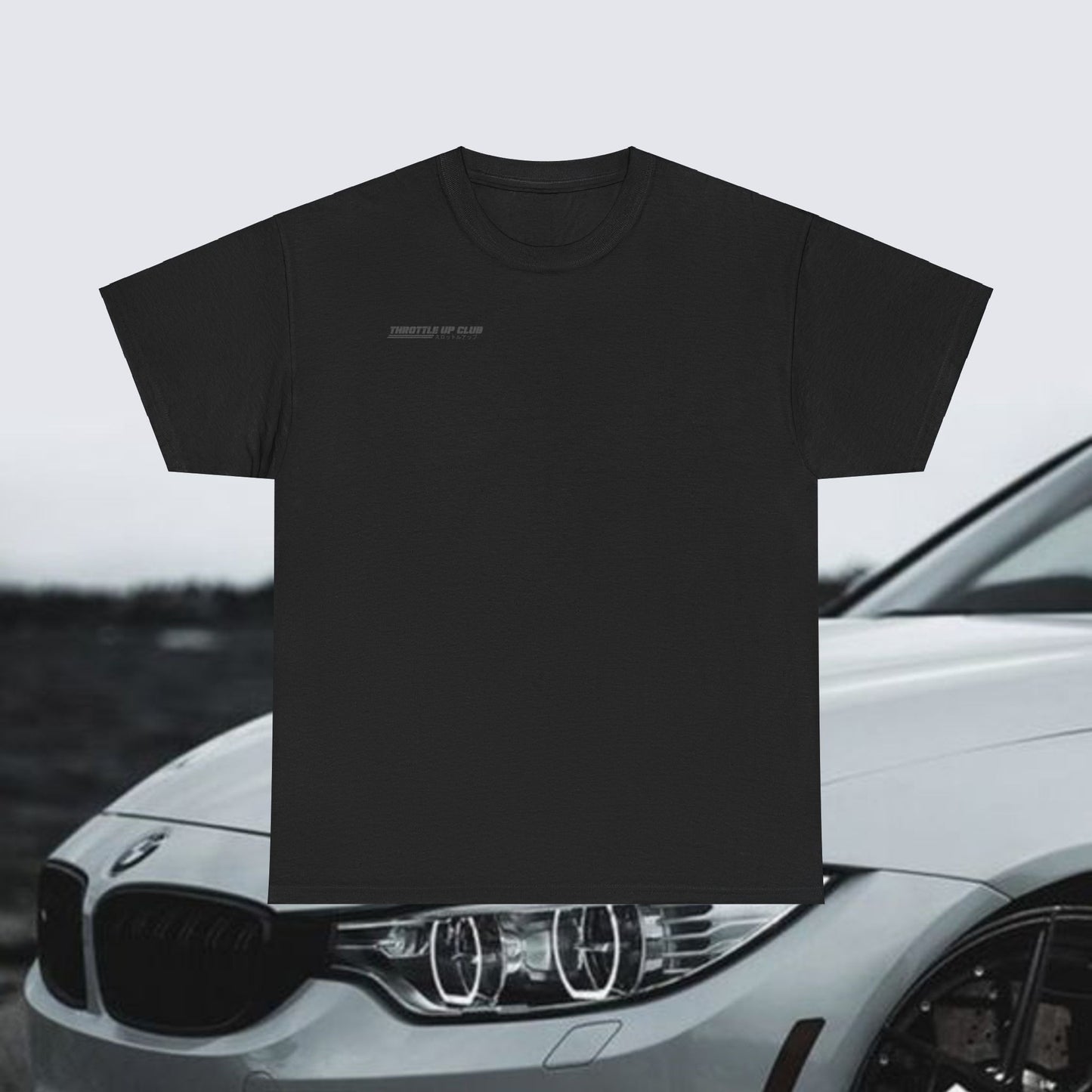 BMW M4 AND M3 CS "BLK VISION" T-SHIRT IN BLACK