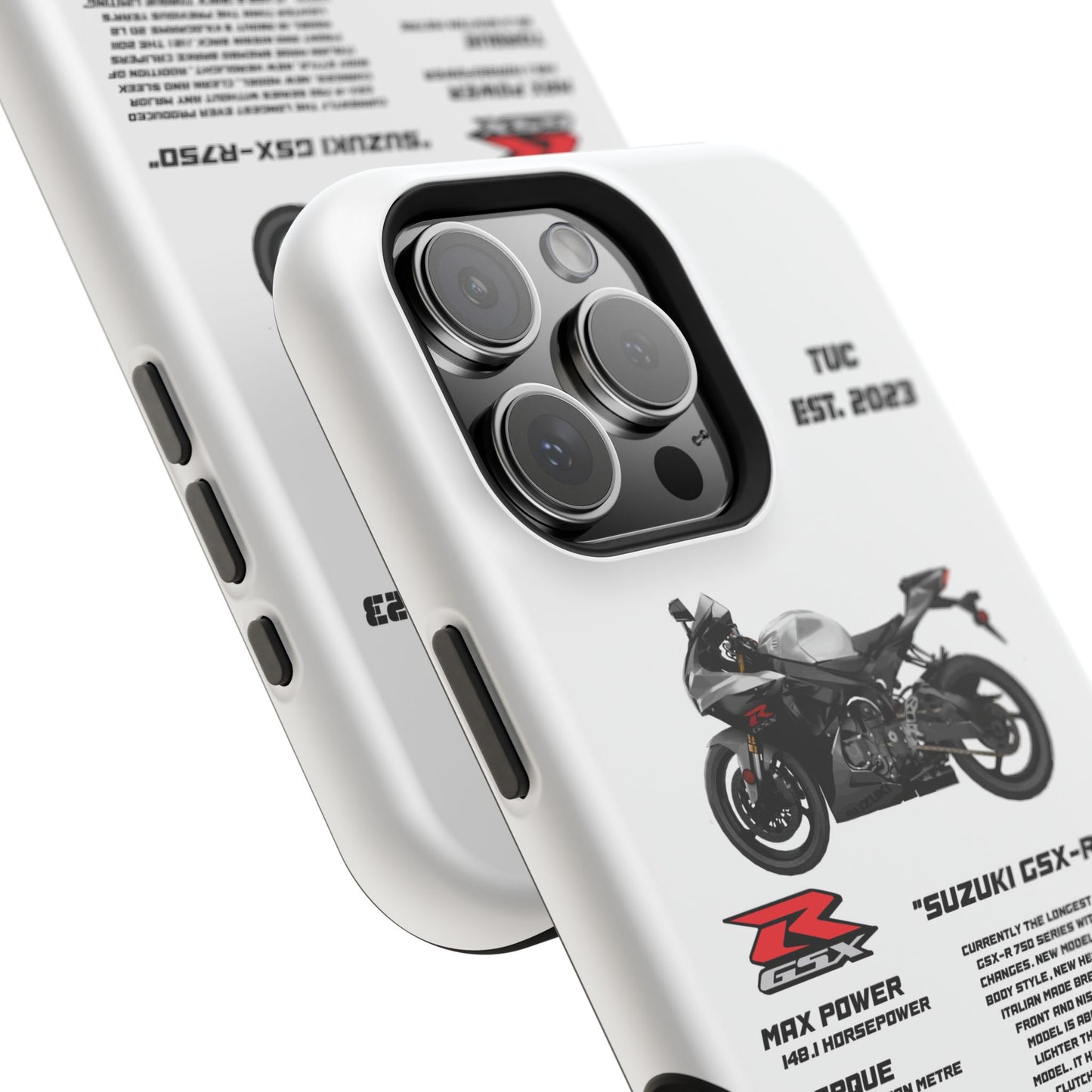 Copy of Copy of Ninja Kawasaki H2 PHONE CASE IN WHITE