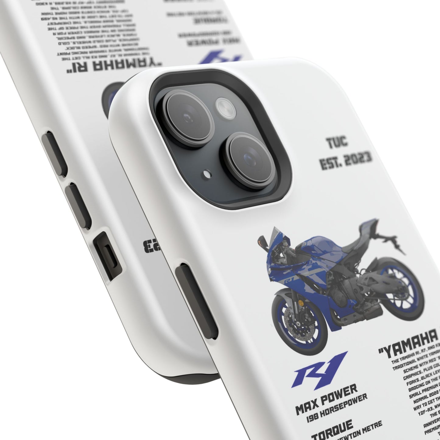 Copy of Copy of Copy of Ninja Kawasaki H2 PHONE CASE IN WHITE