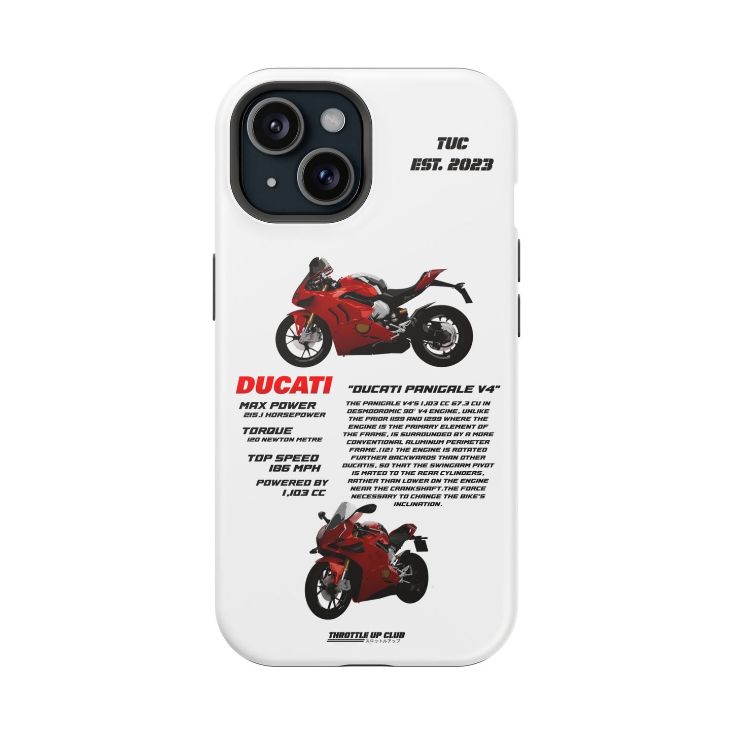 Copy of Ninja Kawasaki H2 PHONE CASE IN WHITE