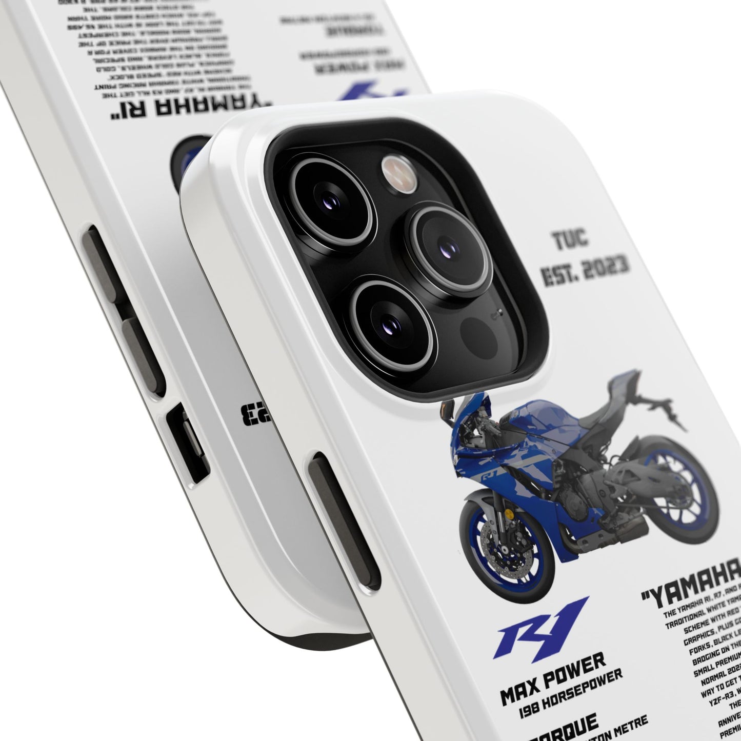 Copy of Copy of Copy of Ninja Kawasaki H2 PHONE CASE IN WHITE