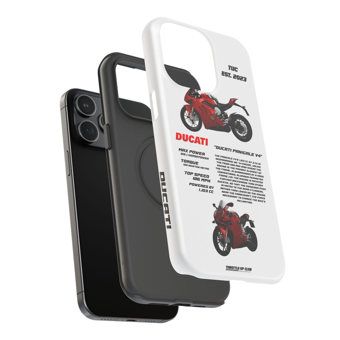 Copy of Ninja Kawasaki H2 PHONE CASE IN WHITE