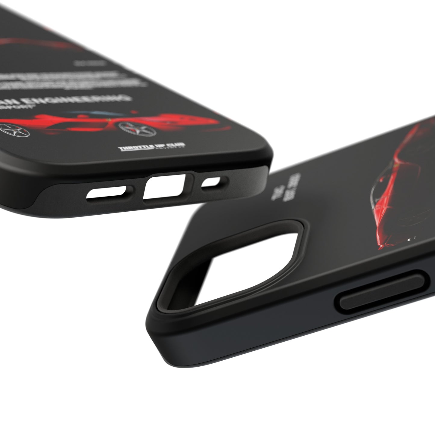 FERRARI LaFERRARI "ITALIAN ENGINEERING" BLK VISION PHONE CASE