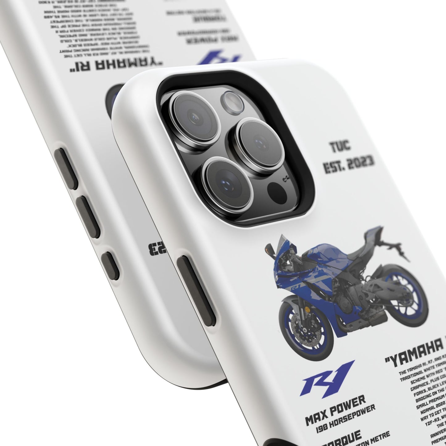 Copy of Copy of Copy of Ninja Kawasaki H2 PHONE CASE IN WHITE