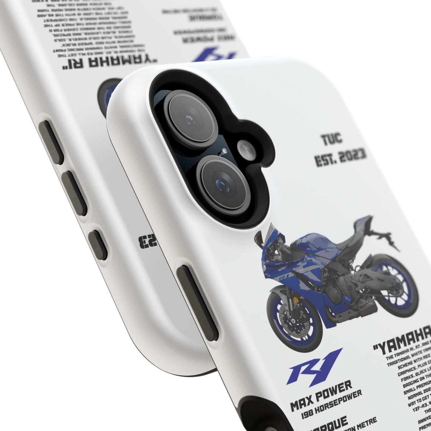 Copy of Copy of Copy of Ninja Kawasaki H2 PHONE CASE IN WHITE