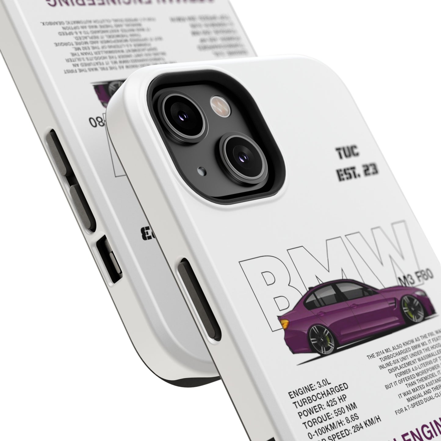 BMW M3 F80 PHONE CASE "GERMAN ENGENEERING"