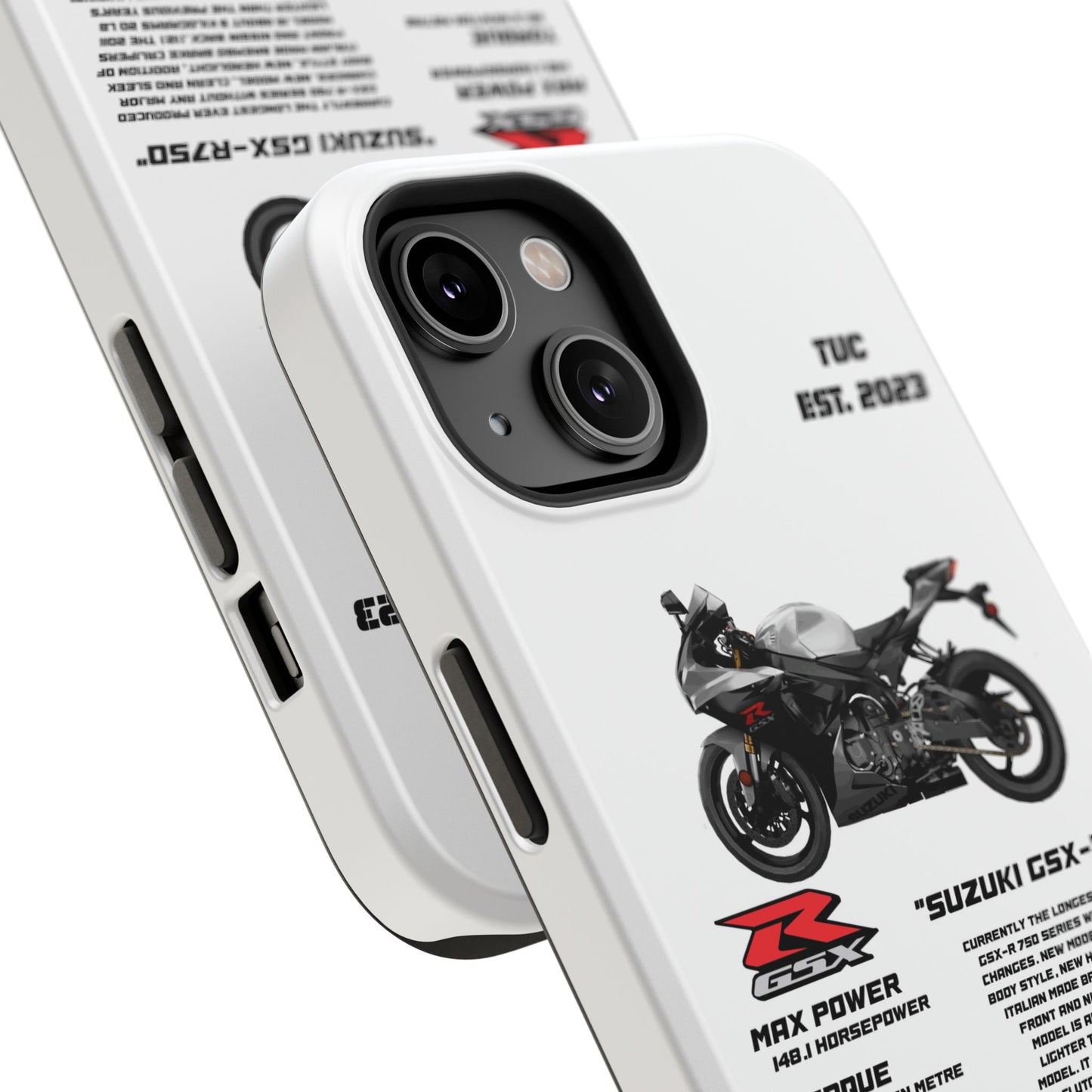 Copy of Copy of Ninja Kawasaki H2 PHONE CASE IN WHITE