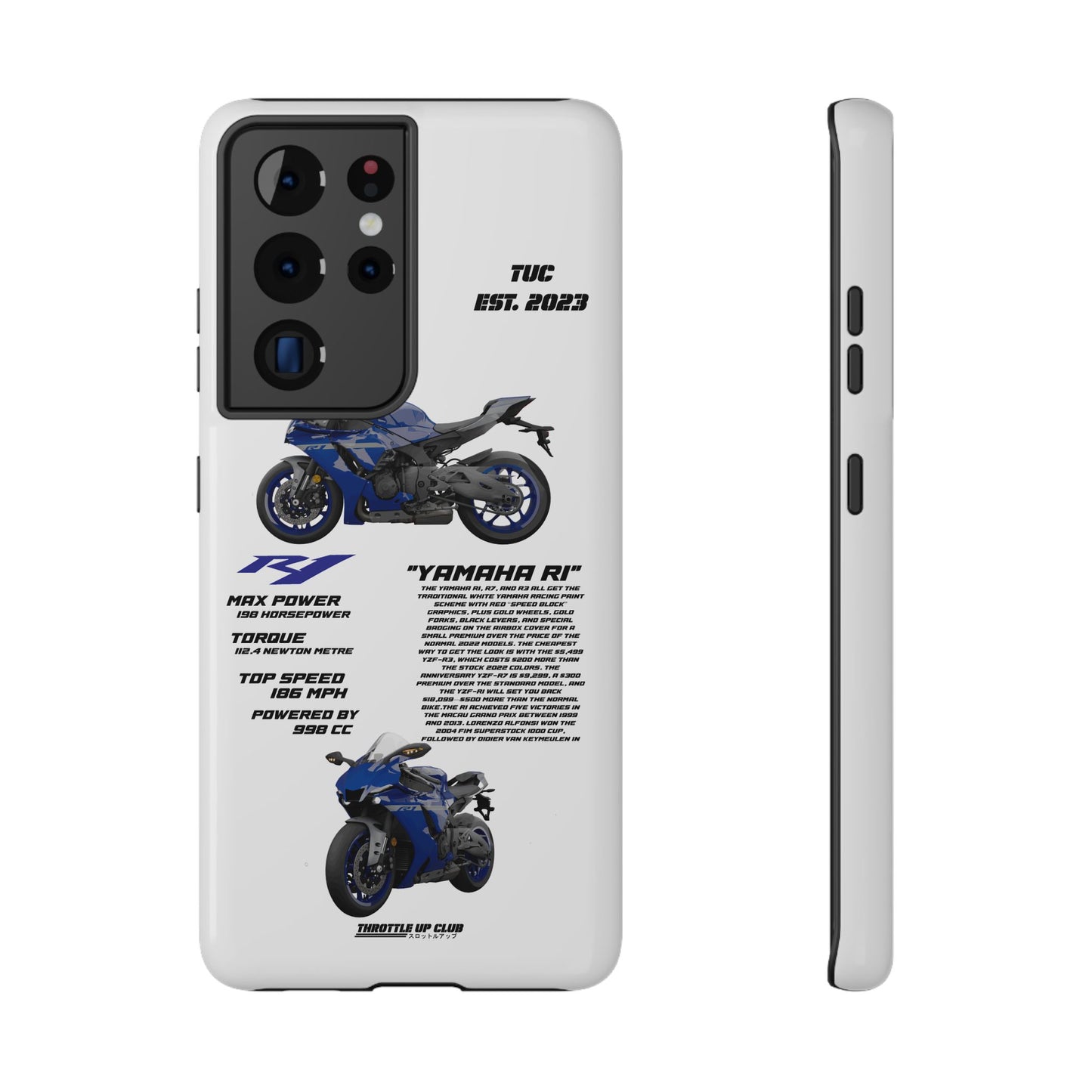 Copy of Copy of Copy of Ninja Kawasaki H2 PHONE CASE IN WHITE