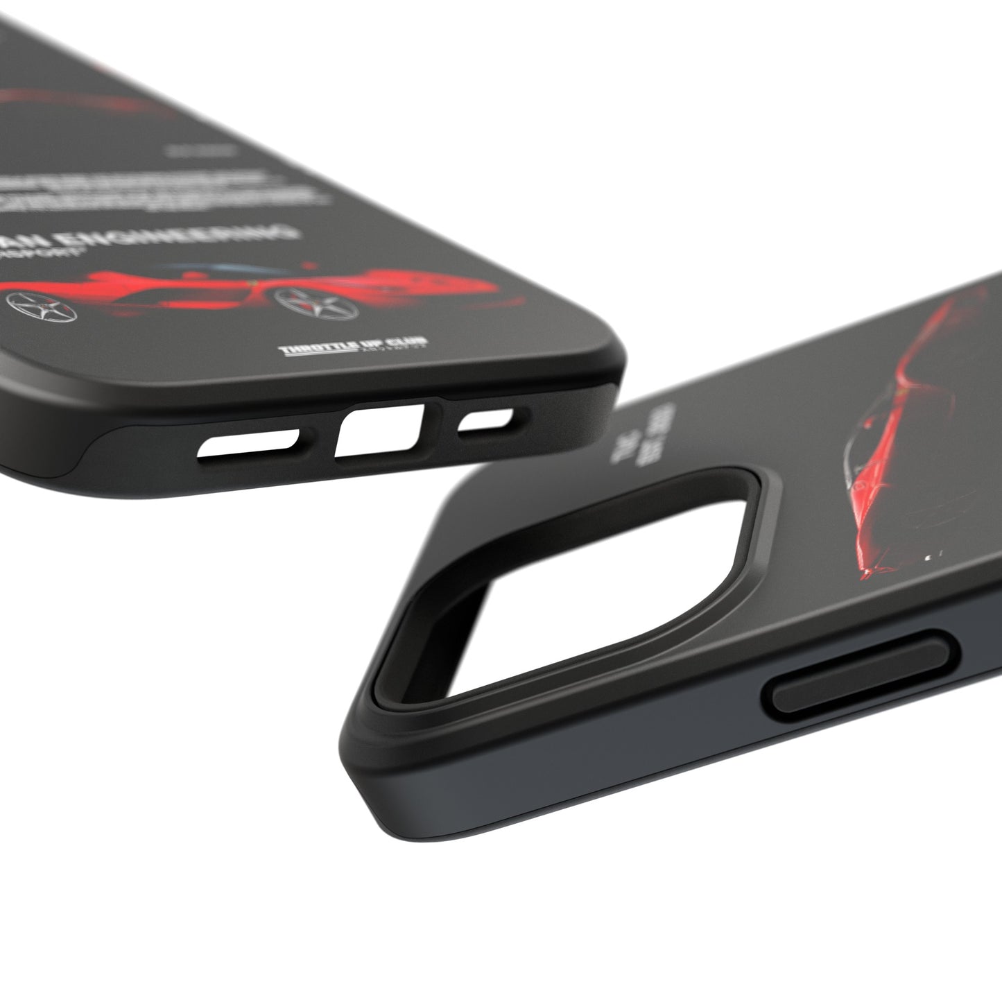 FERRARI LaFERRARI "ITALIAN ENGINEERING" BLK VISION PHONE CASE