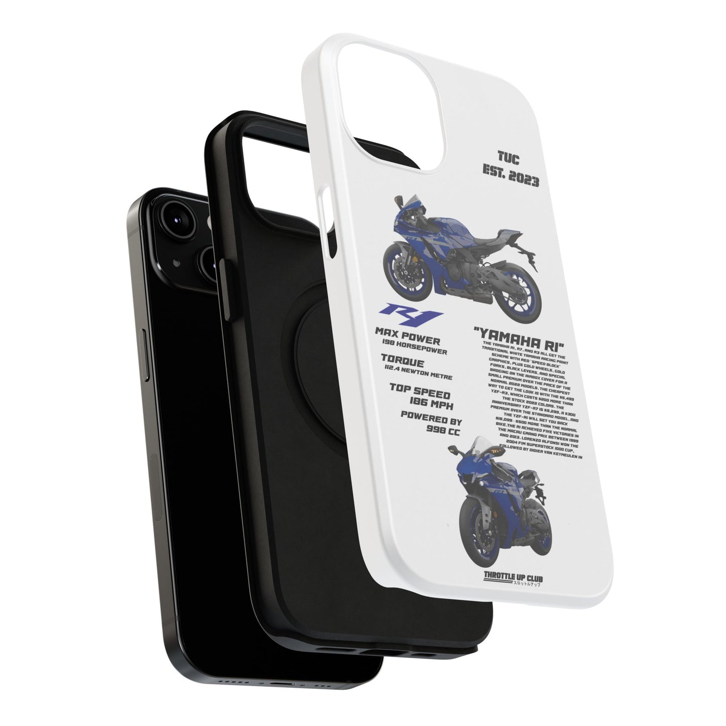 Copy of Copy of Copy of Ninja Kawasaki H2 PHONE CASE IN WHITE