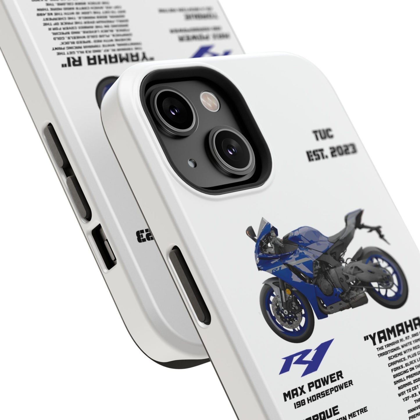 Copy of Copy of Copy of Ninja Kawasaki H2 PHONE CASE IN WHITE