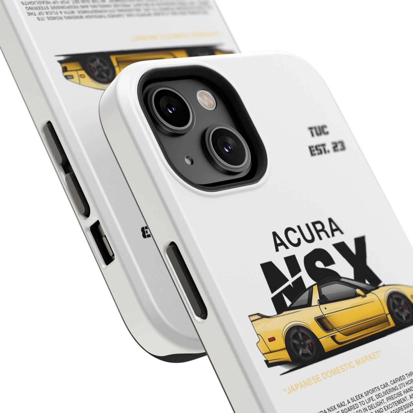 ACURA NSX NA2 PHONE CASE "JAPANESE ENGENEERING" OLD VERSIONS