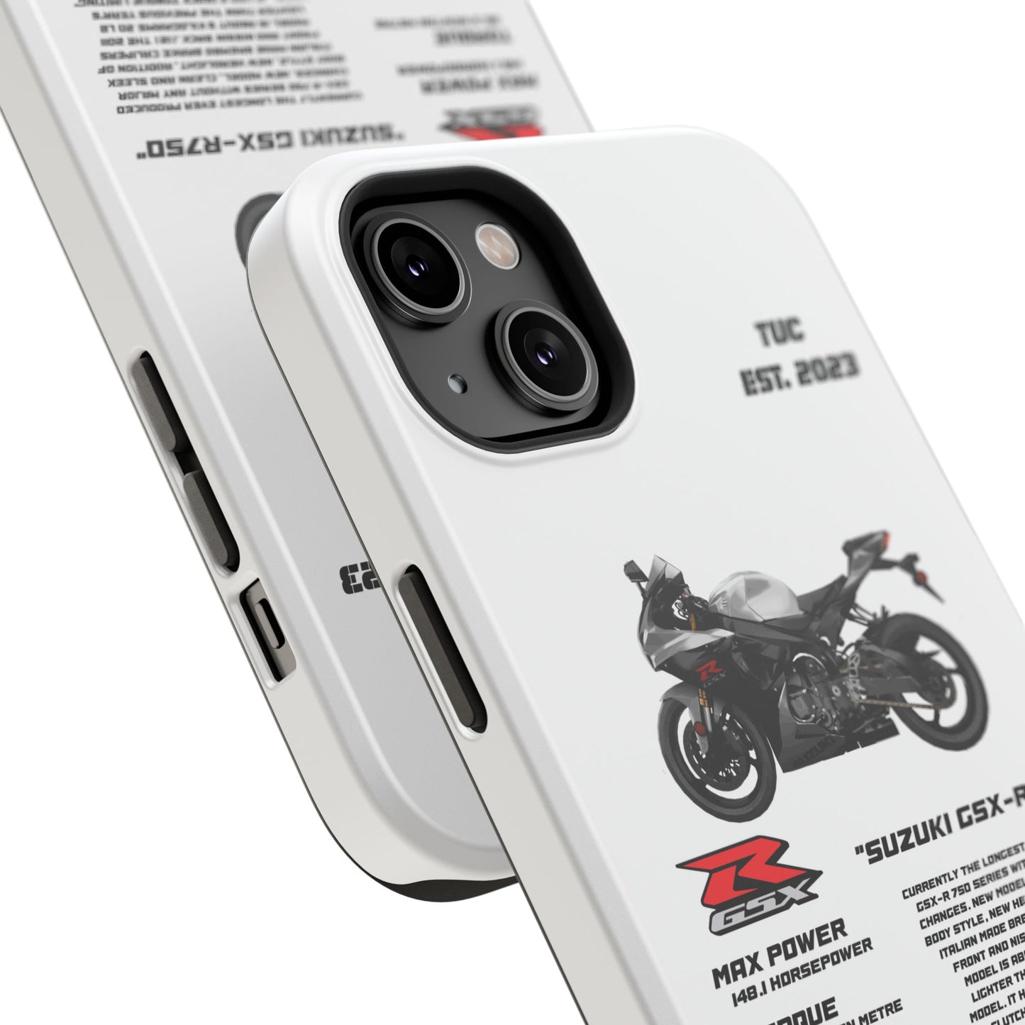 Copy of Copy of Ninja Kawasaki H2 PHONE CASE IN WHITE