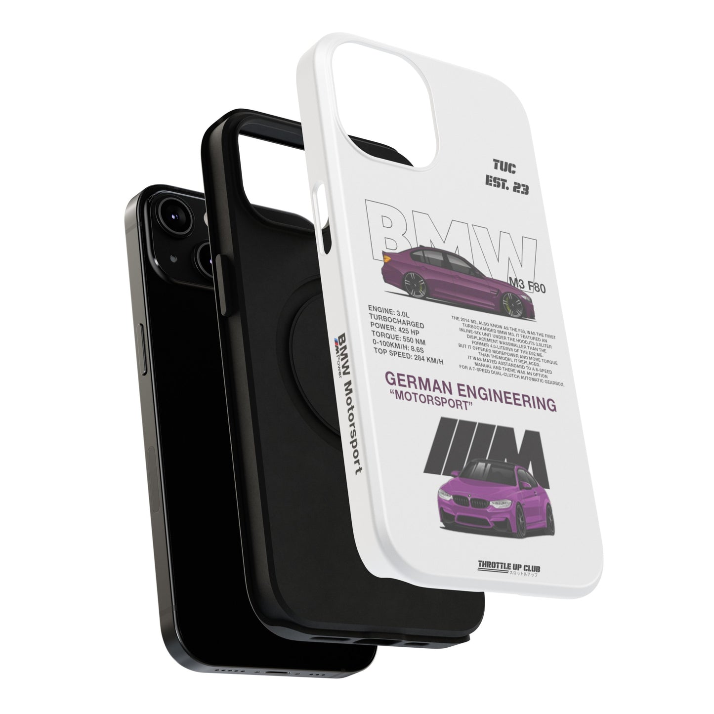 BMW M3 F80 PHONE CASE "GERMAN ENGENEERING"