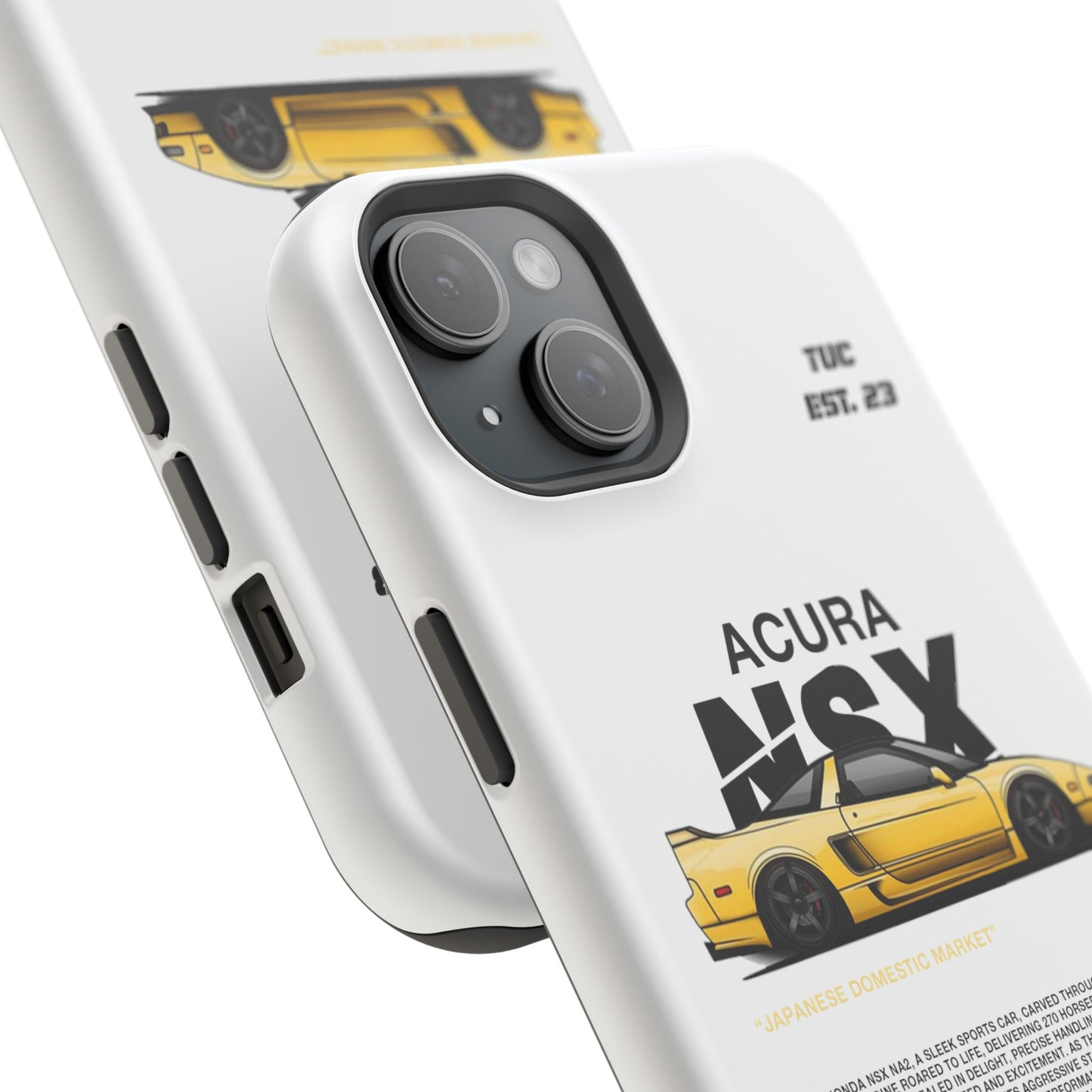 ACURA NSX NA2 PHONE CASE "JAPANESE ENGENEERING" OLD VERSIONS