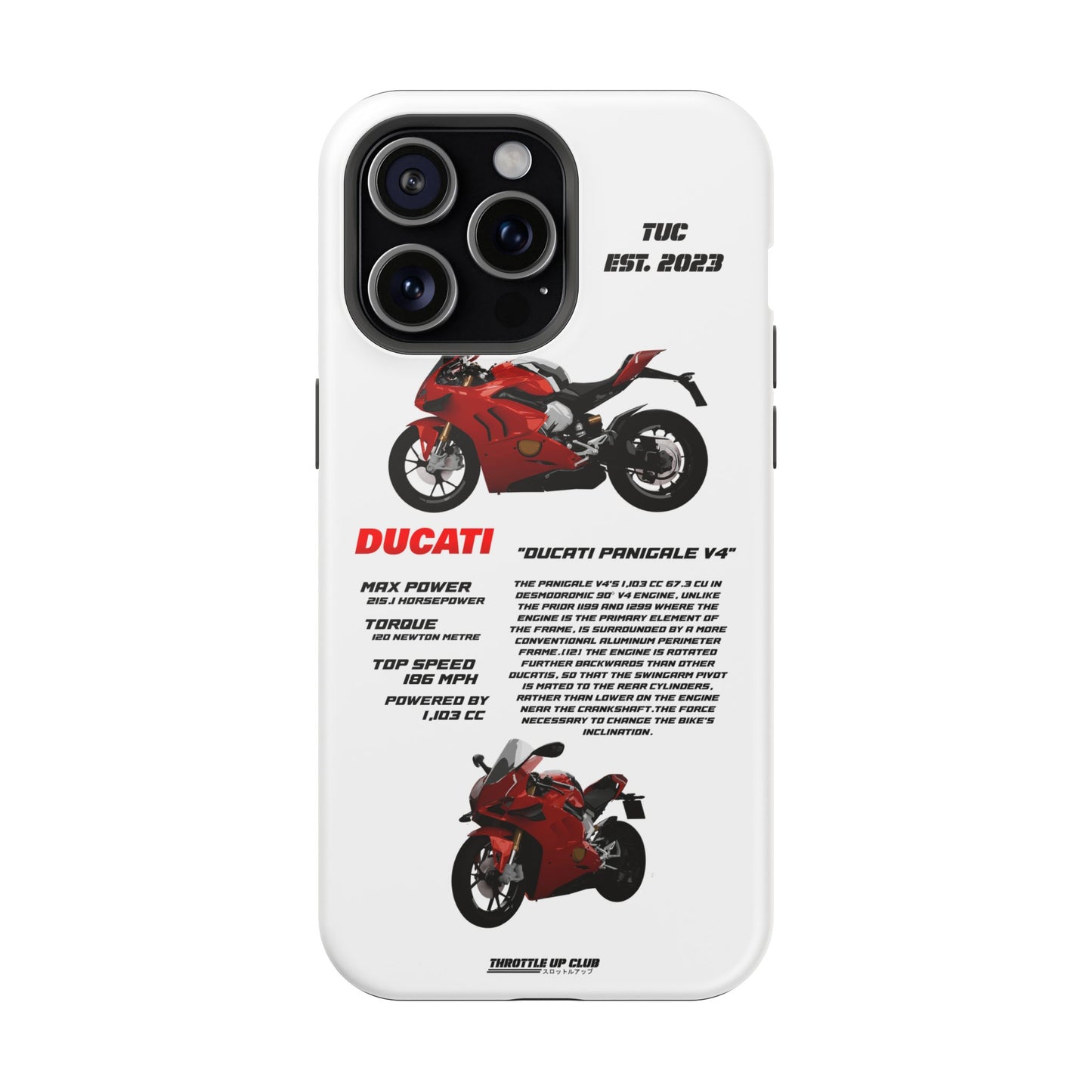 Copy of Ninja Kawasaki H2 PHONE CASE IN WHITE