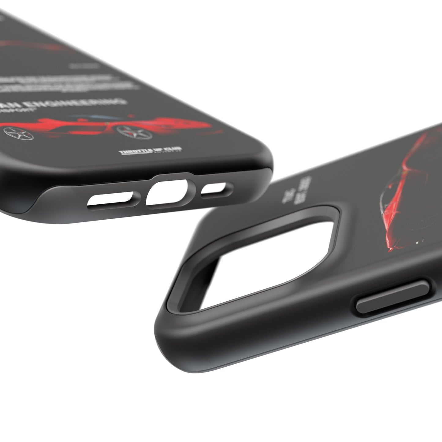 FERRARI LaFERRARI "ITALIAN ENGINEERING" BLK VISION PHONE CASE