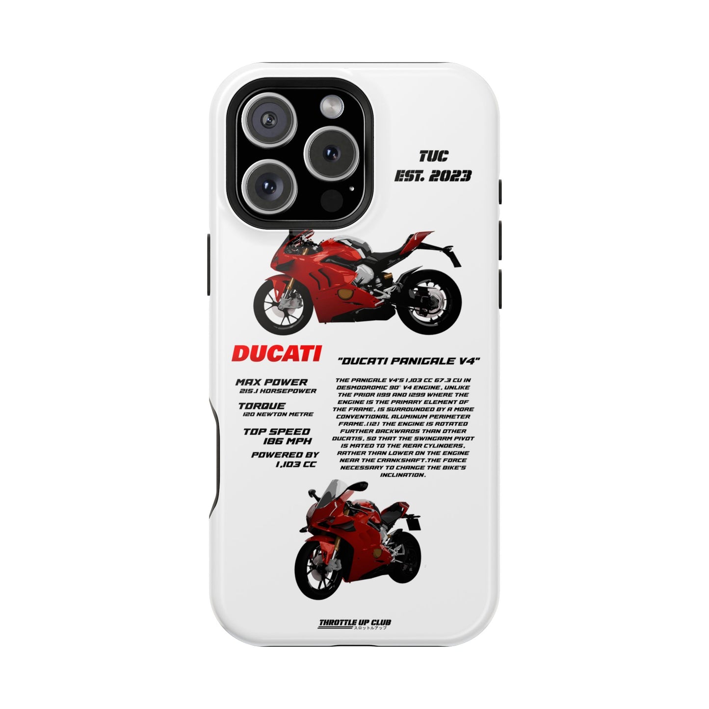 Copy of Ninja Kawasaki H2 PHONE CASE IN WHITE