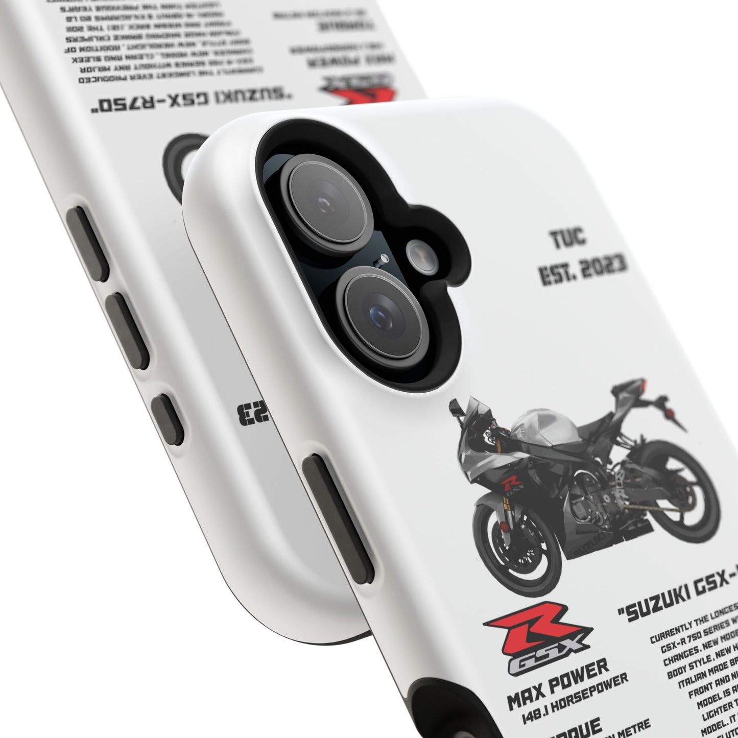 Copy of Copy of Ninja Kawasaki H2 PHONE CASE IN WHITE