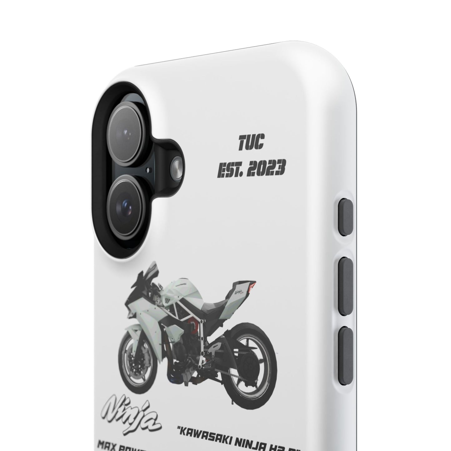 Ninja Kawasaki H2 PHONE CASE IN WHITE