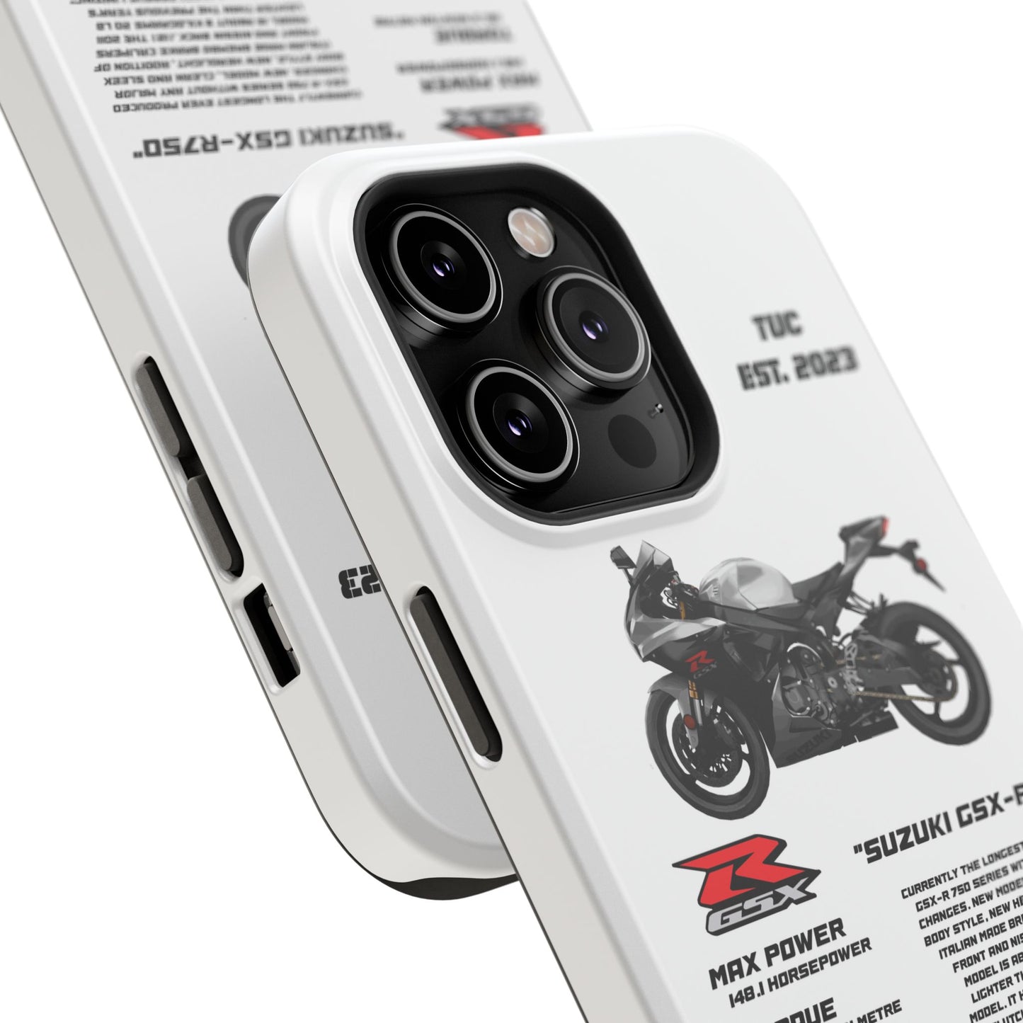 Copy of Copy of Ninja Kawasaki H2 PHONE CASE IN WHITE