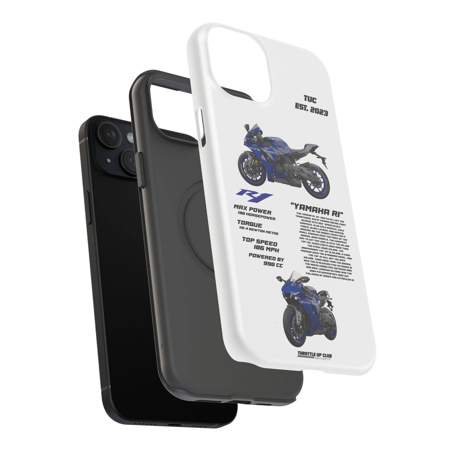 Copy of Copy of Copy of Ninja Kawasaki H2 PHONE CASE IN WHITE