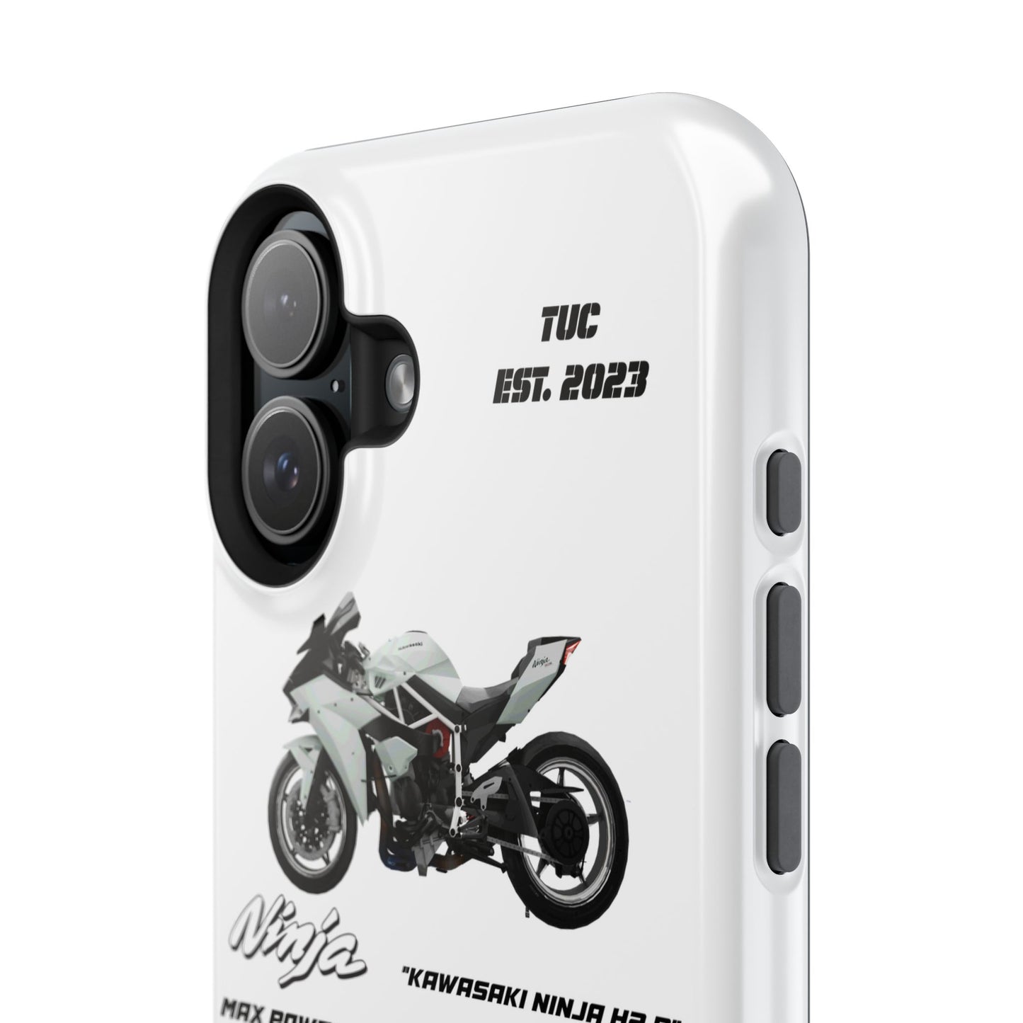 Ninja Kawasaki H2 PHONE CASE IN WHITE