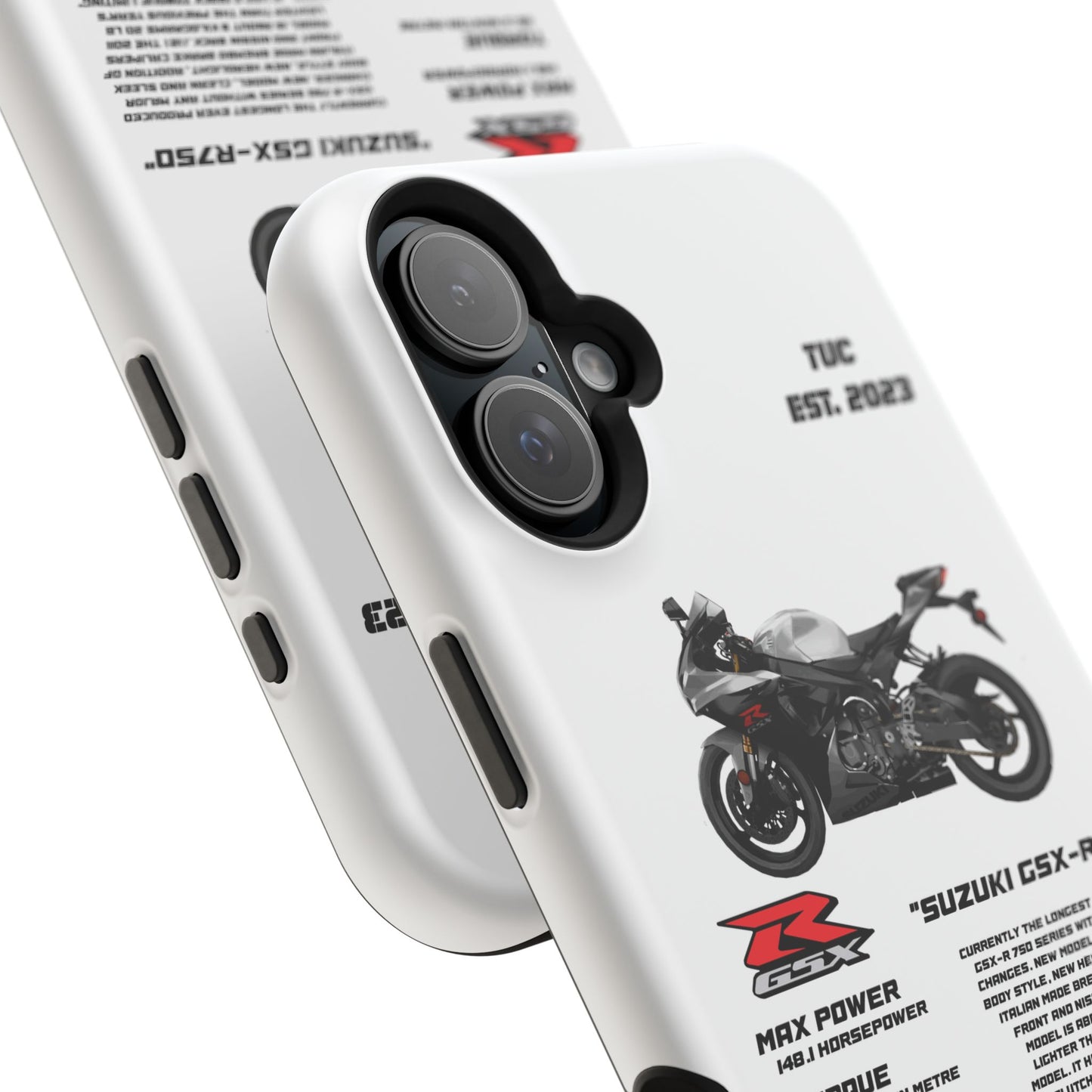 Copy of Copy of Ninja Kawasaki H2 PHONE CASE IN WHITE