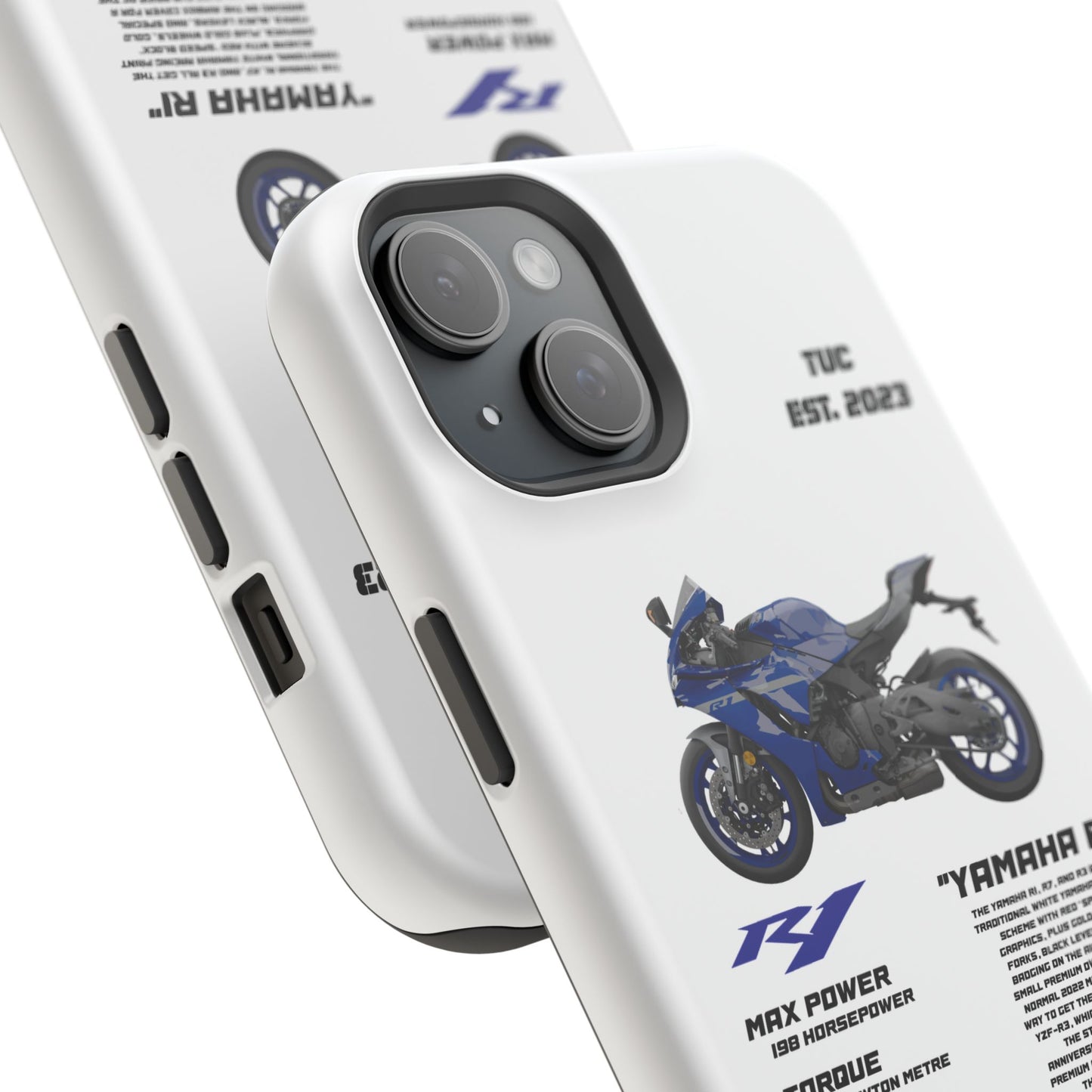 Copy of Copy of Copy of Ninja Kawasaki H2 PHONE CASE IN WHITE