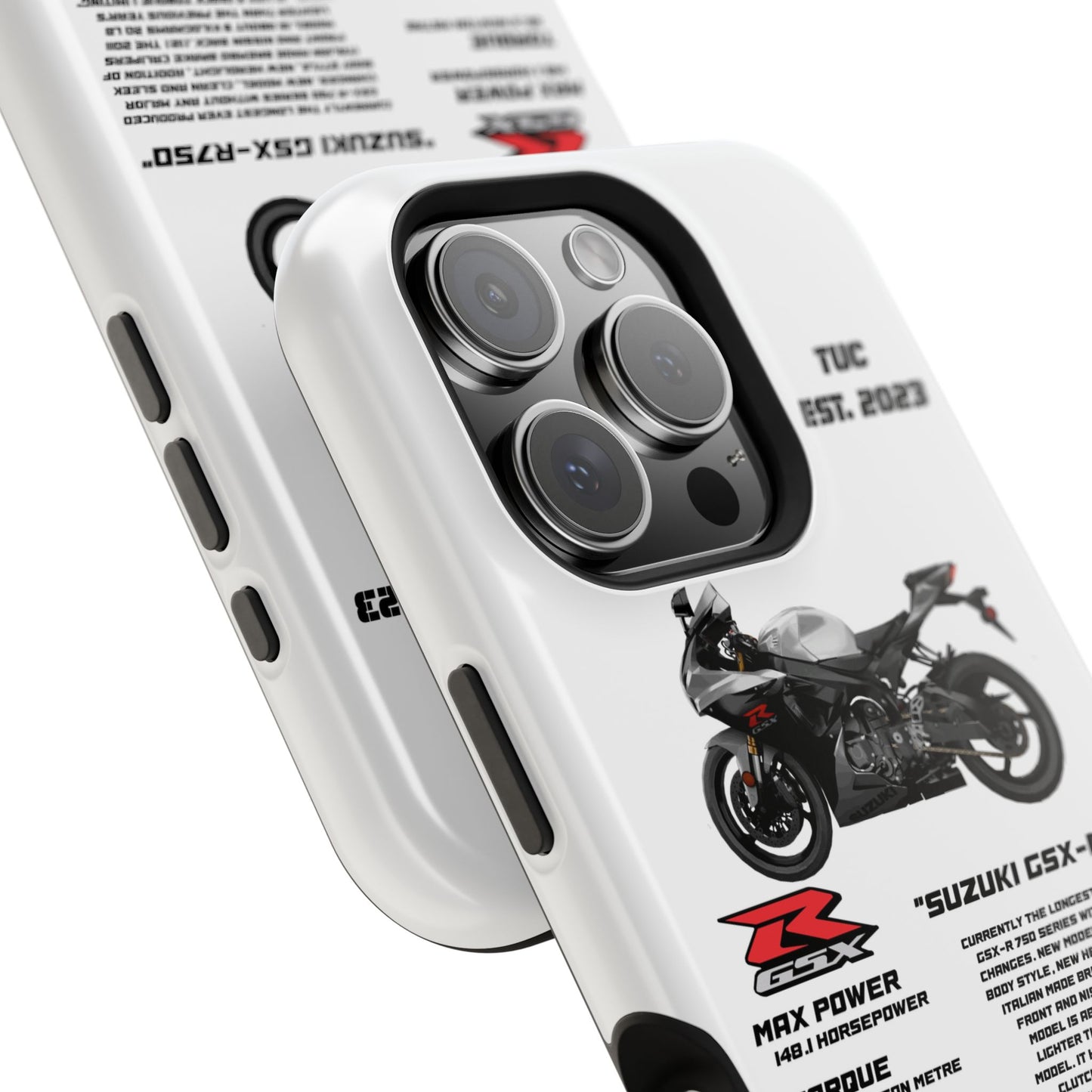 Copy of Copy of Ninja Kawasaki H2 PHONE CASE IN WHITE